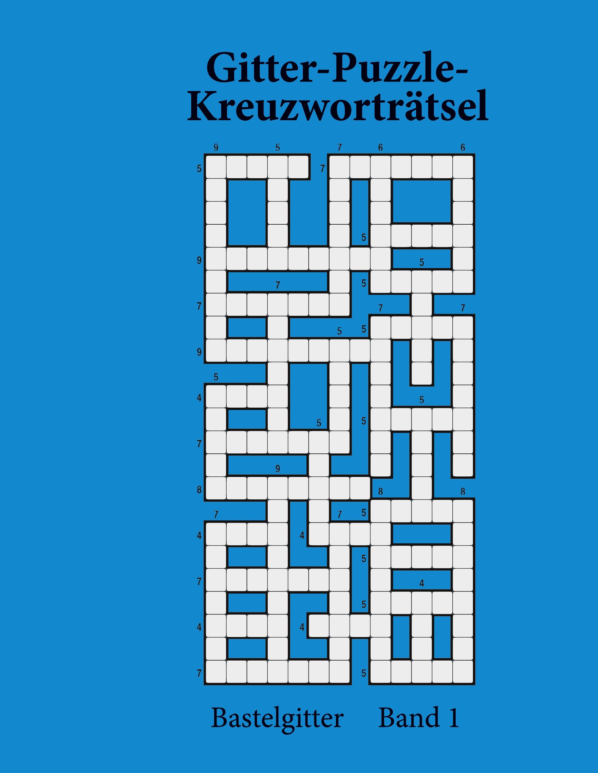 Vorderes Coverbild Gitter-Puzzle-Kreuzworträtsel