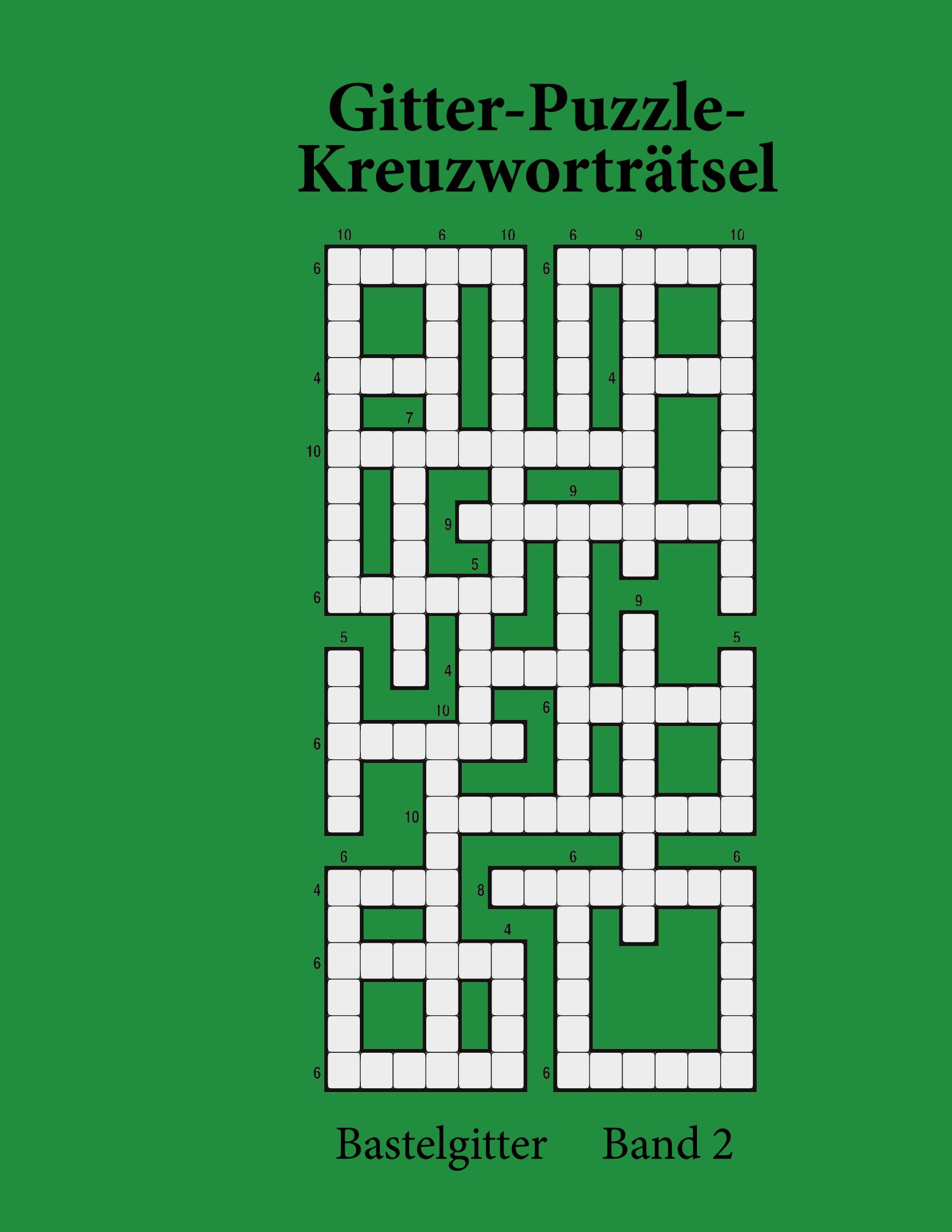 Vorderes Coverbild Gitter-Puzzle-Kreuzworträtsel