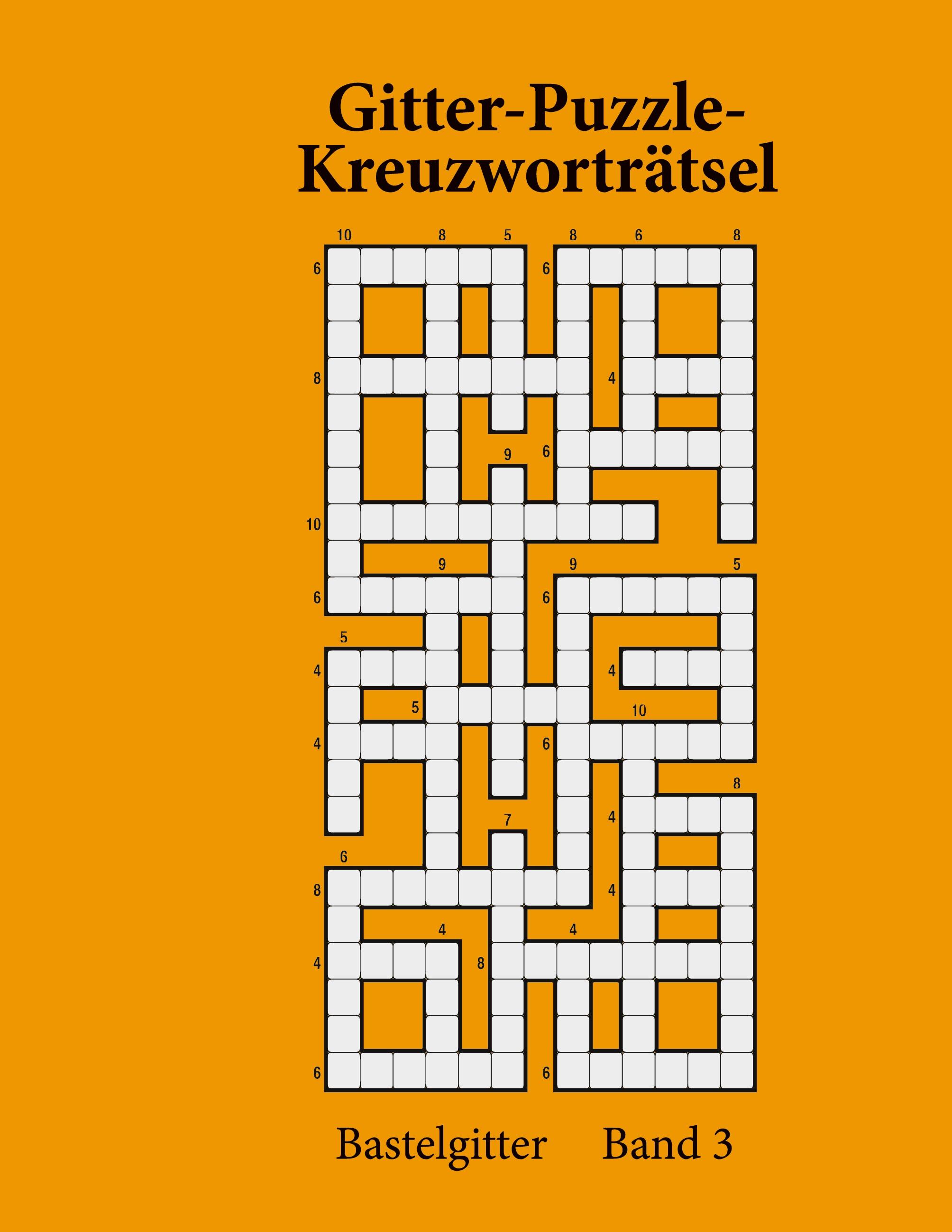 Vorderes Coverbild Gitter-Puzzle-Kreuzworträtsel