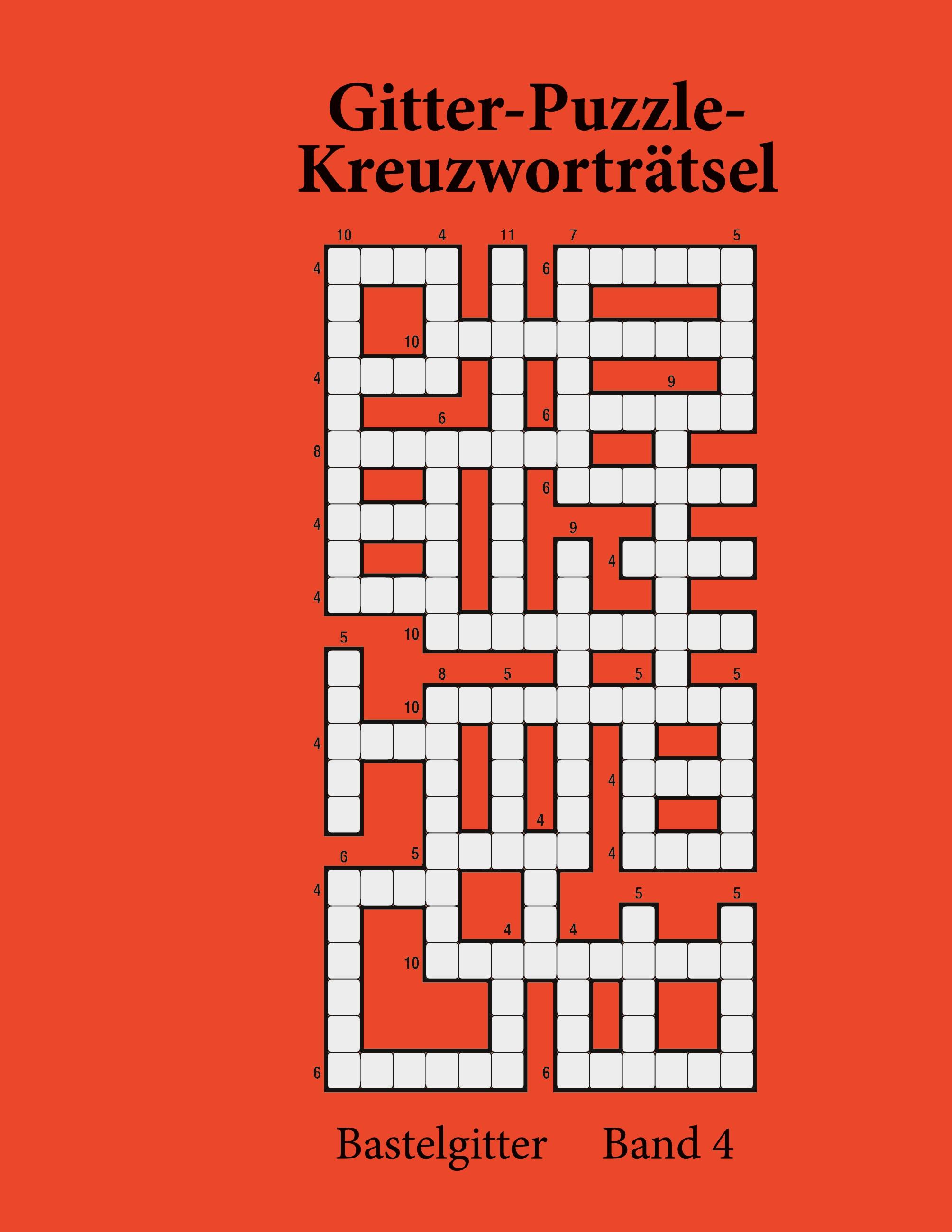 Vorderes Coverbild Gitter-Puzzle-Kreuzworträtsel