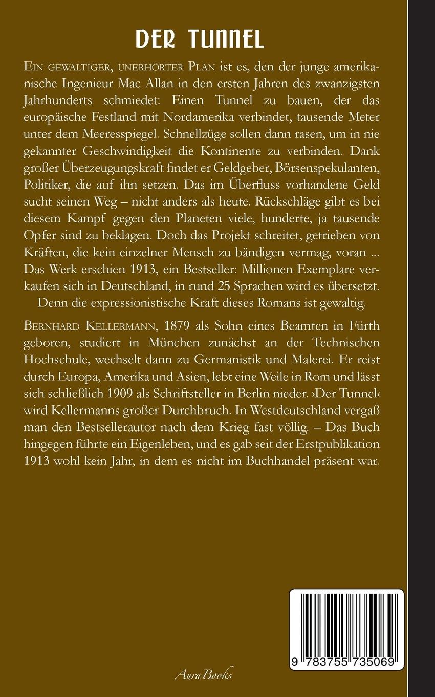 Rückseitencover Der Tunnel