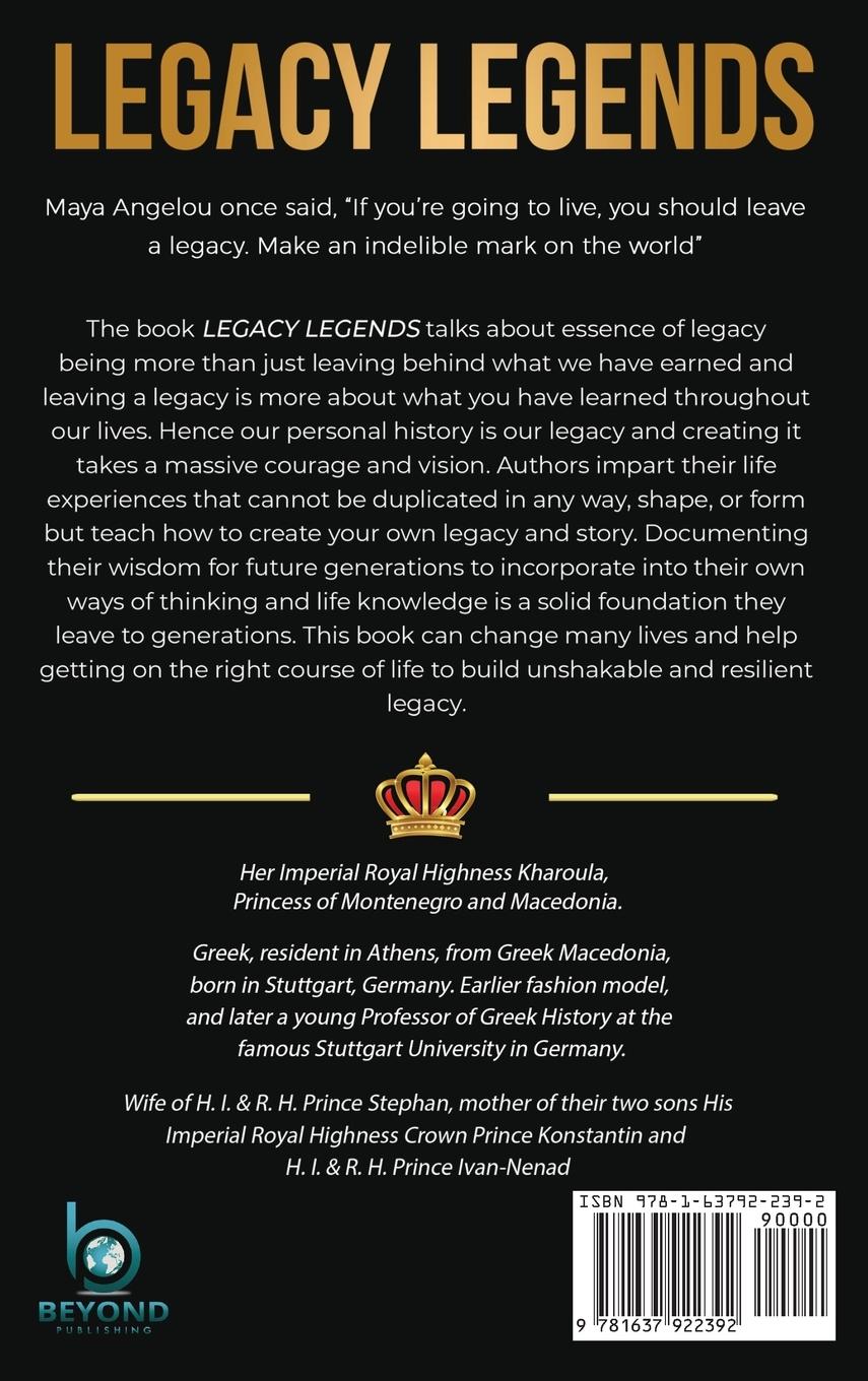 Rückseitencover LEGACY LEGENDS