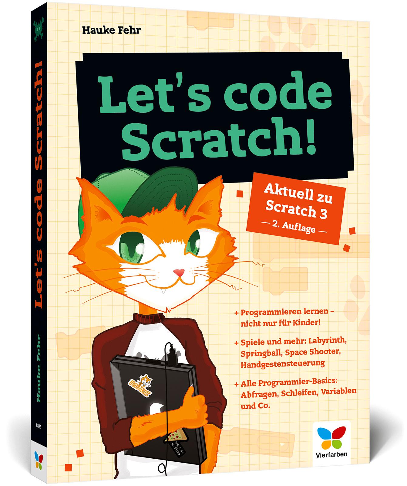 Vorderes Coverbild Let's code Scratch!