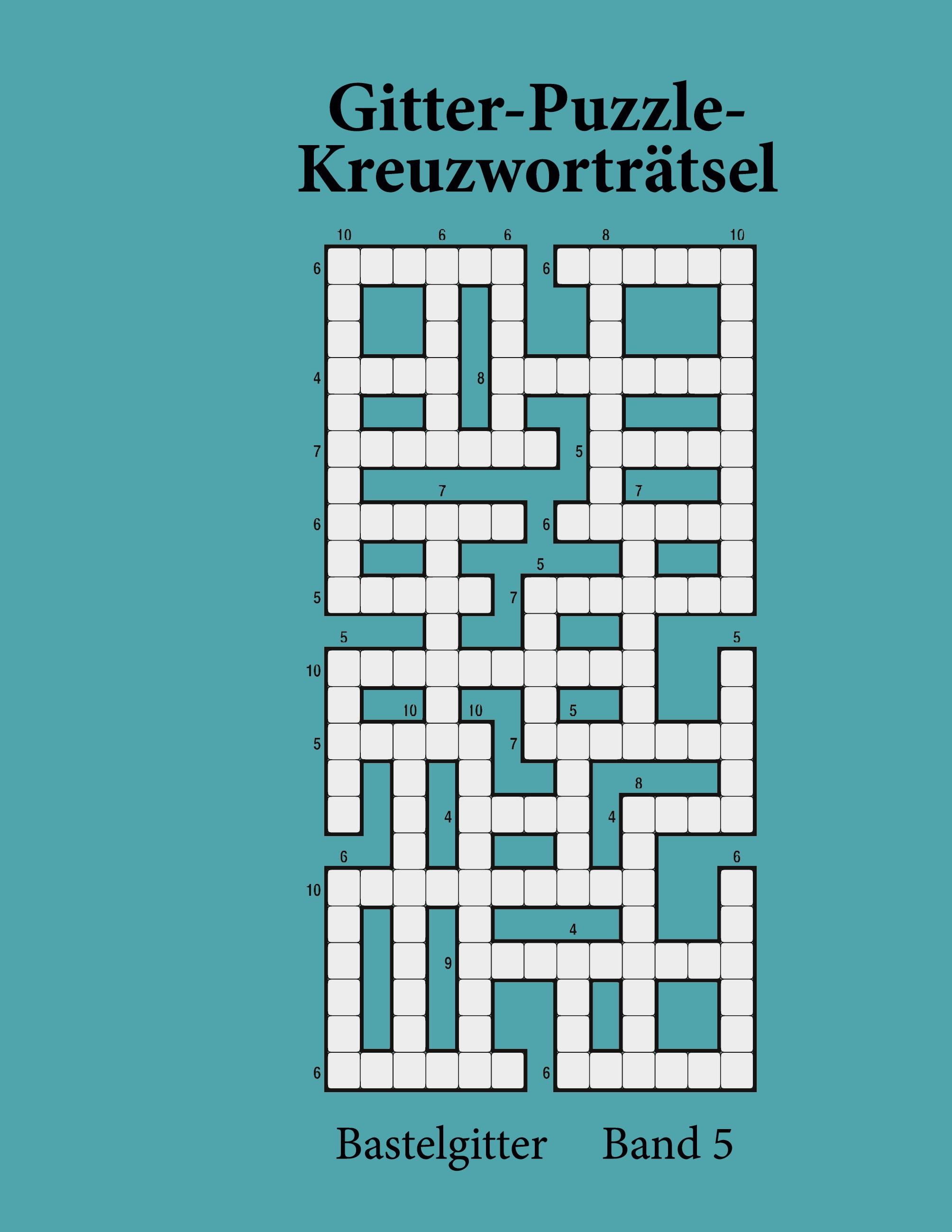 Vorderes Coverbild Gitter-Puzzle-Kreuzworträtsel