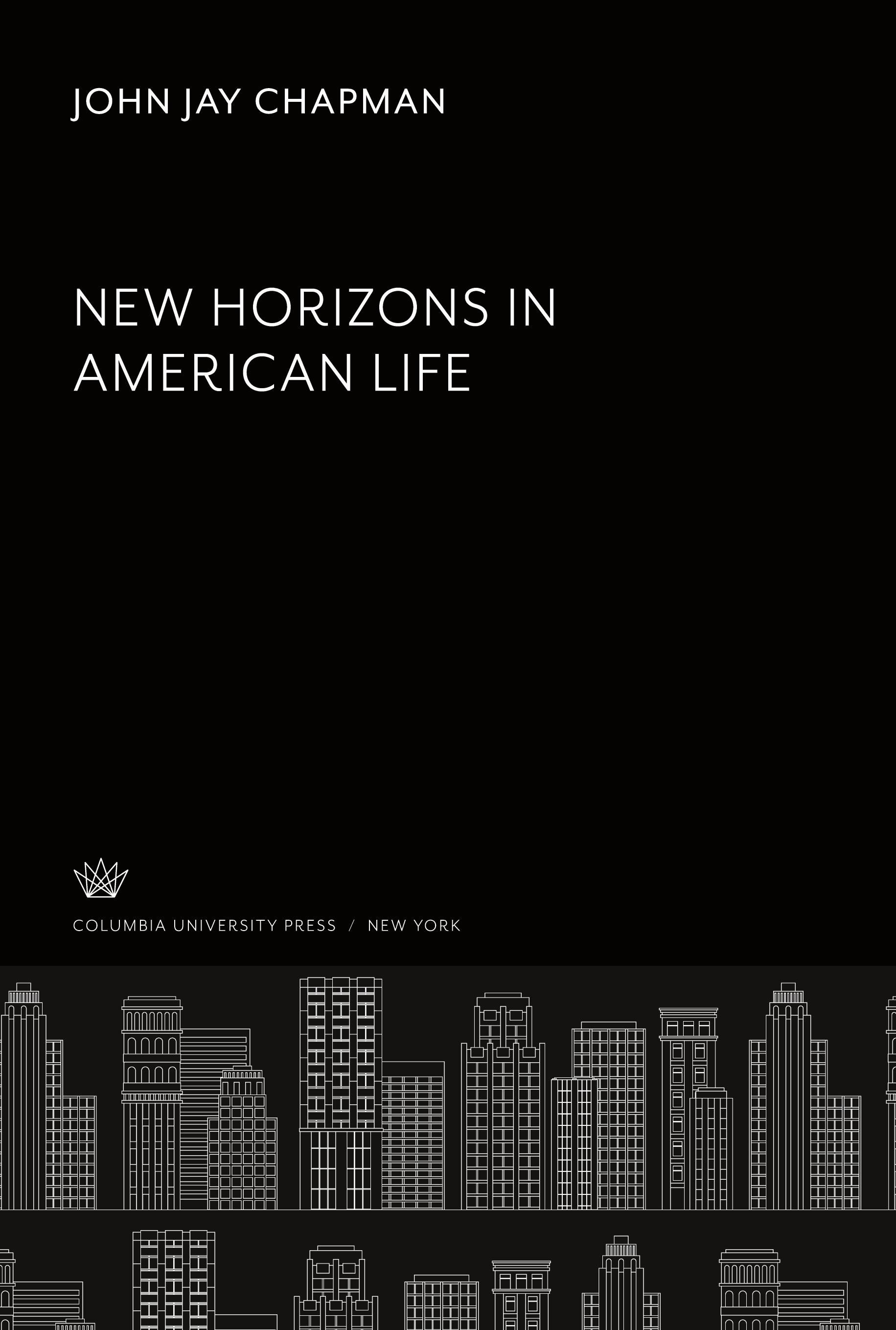 Vorderes Coverbild New Horizons in American Life