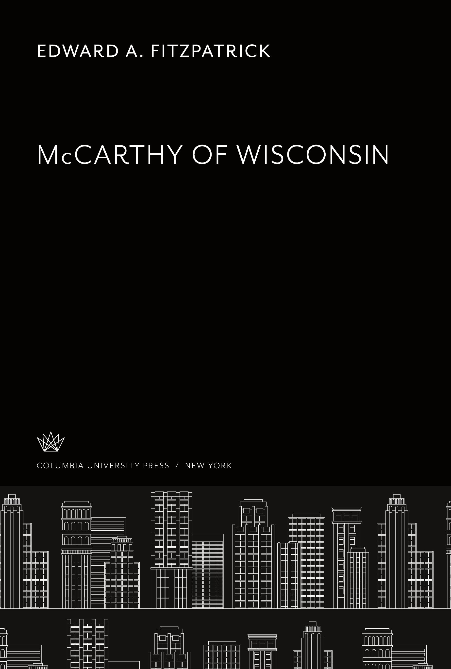 Vorderes Coverbild Mccarthy of Wisconsin