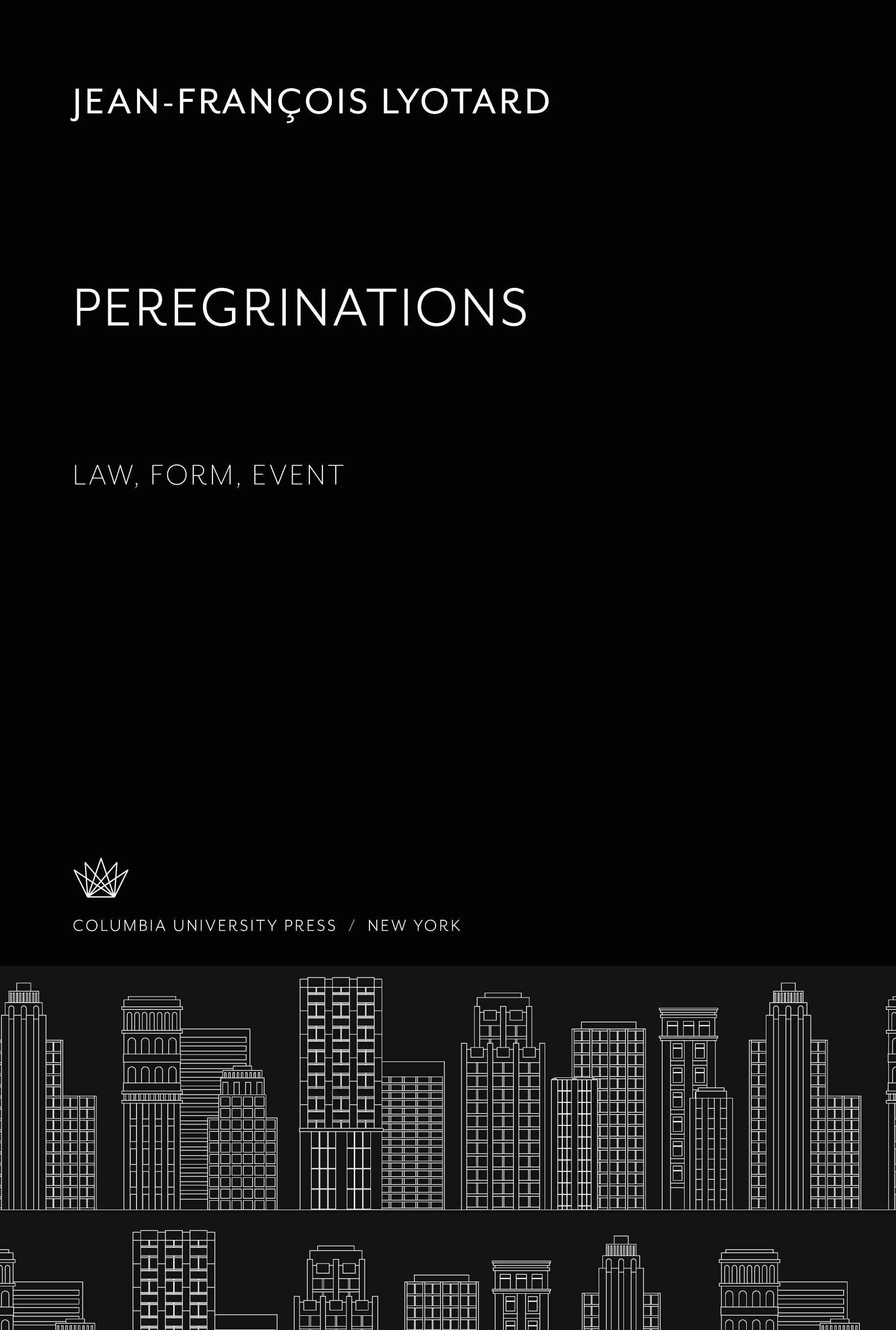Vorderes Coverbild Peregrinations Law, Form, Event