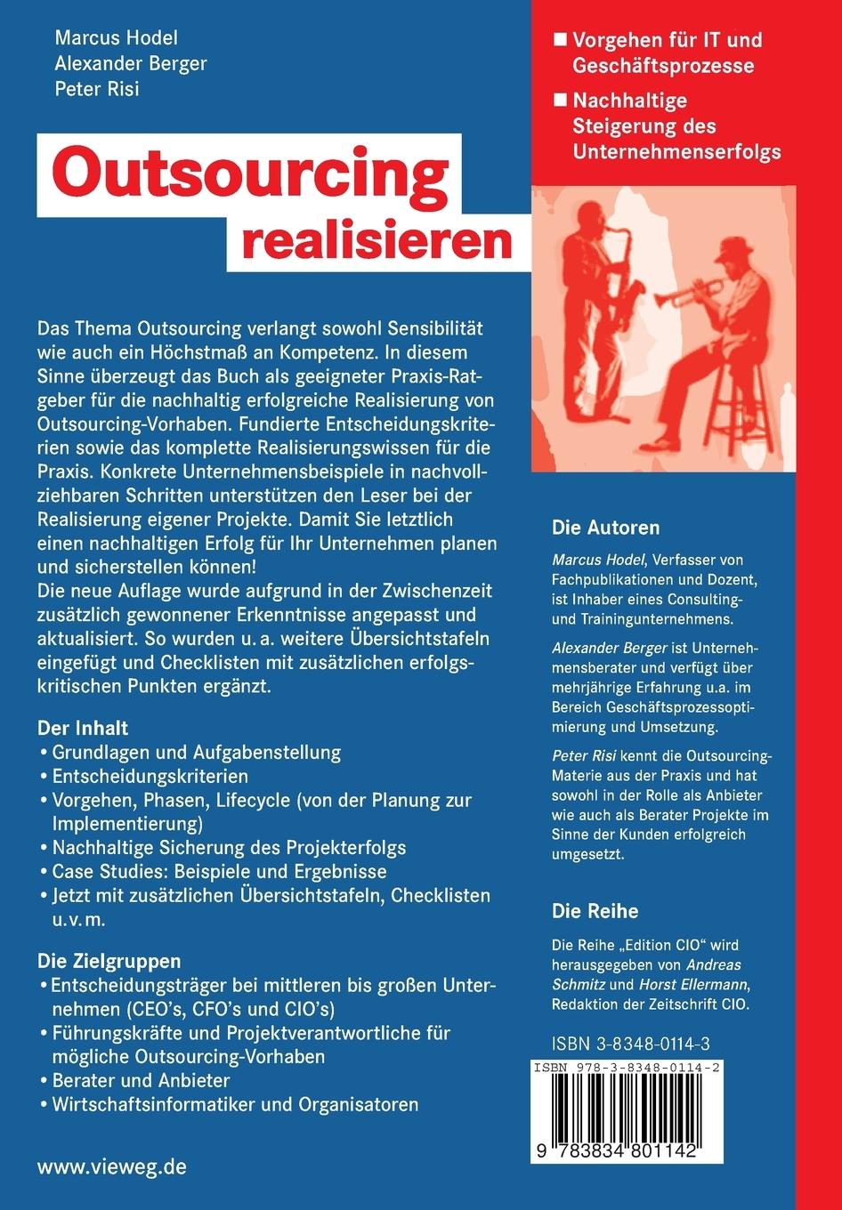 Rückseitencover Outsourcing realisieren