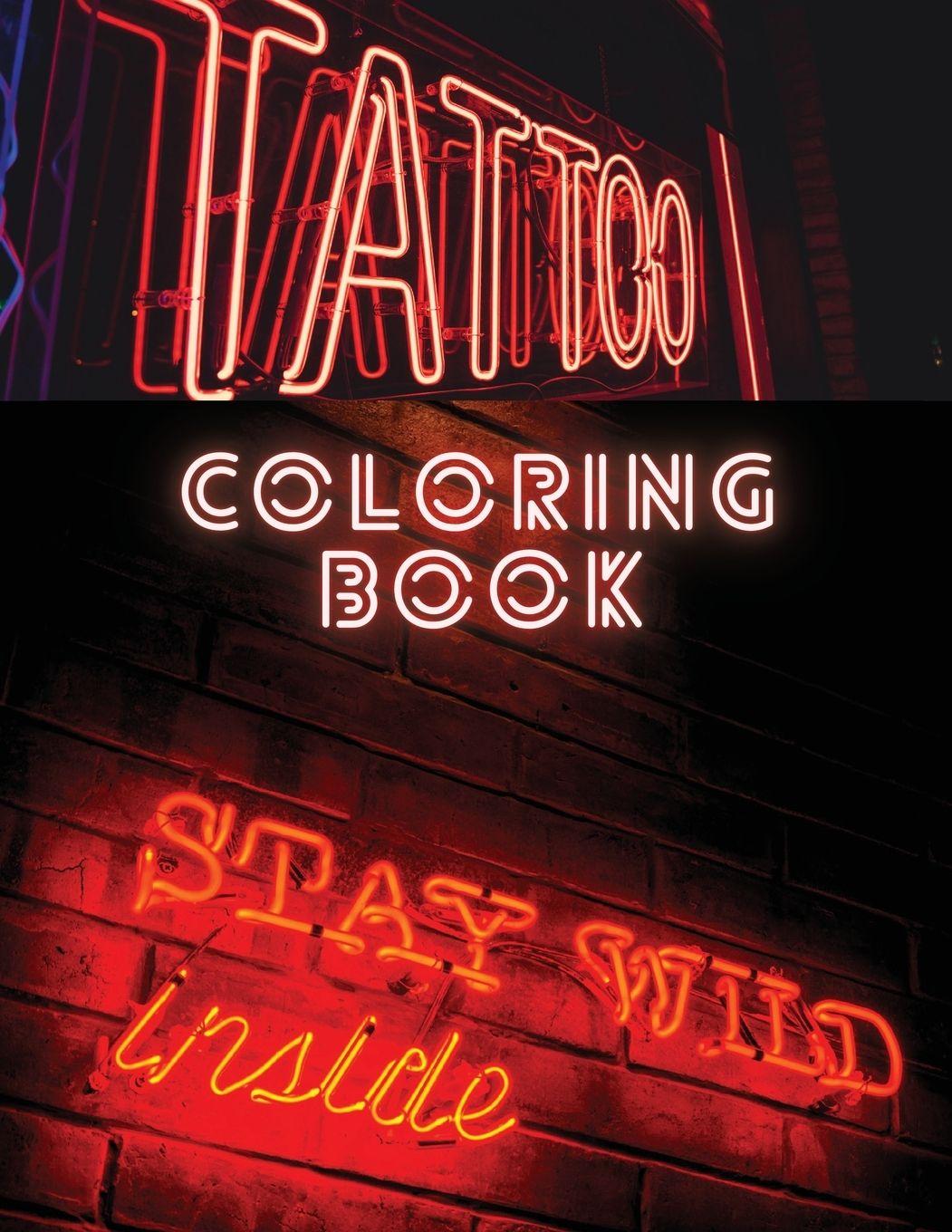 Vorderes Coverbild Tattoo Coloring Book