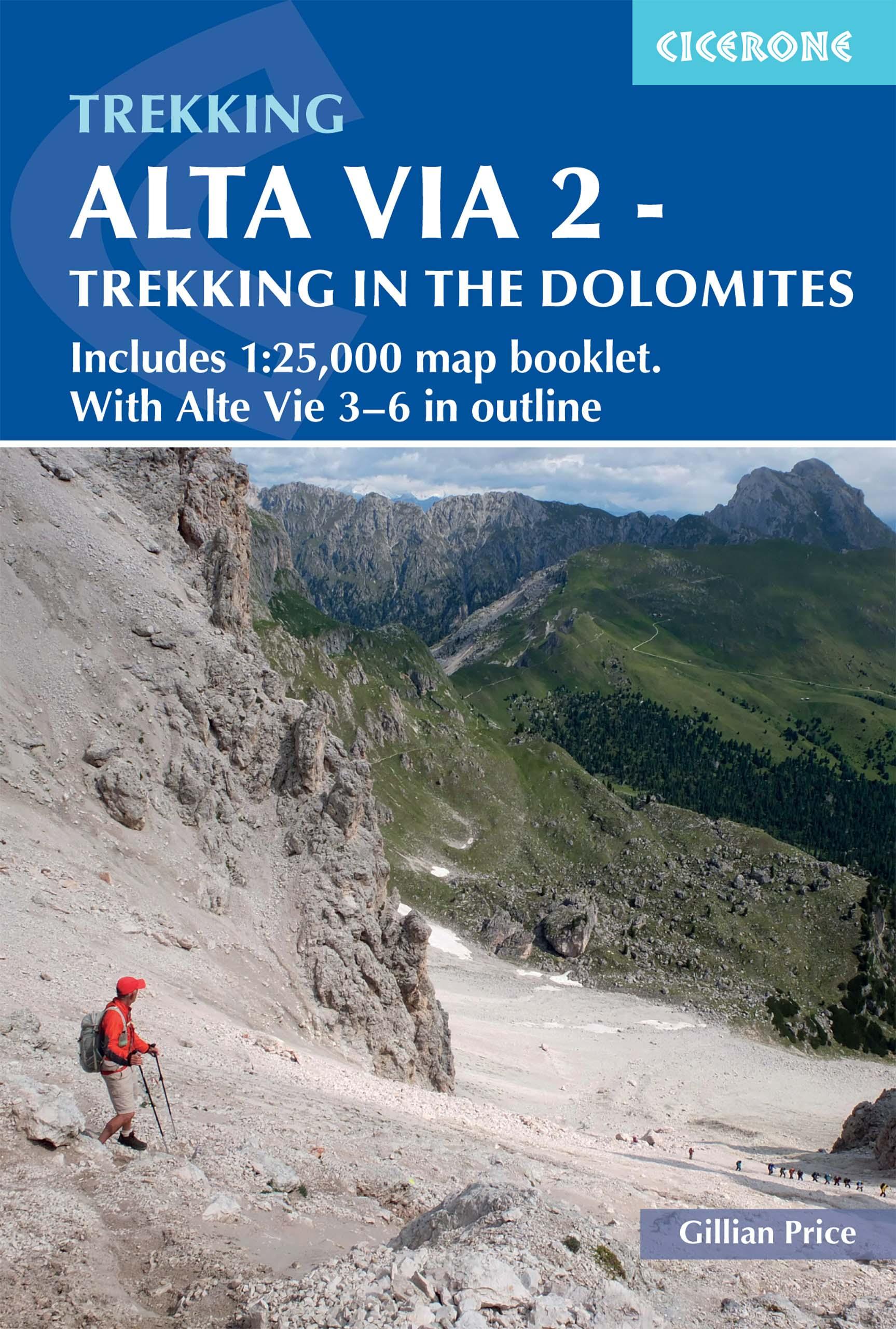 Vorderes Coverbild Alta Via 2 - Trekking in the Dolomites