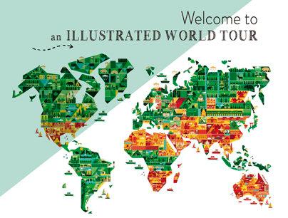Vorderes Coverbild Welcome to an Illustrated World Tour