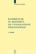 Vorderes Coverbild Kommentar zu Boethius, 'De consolatione philosophiae'