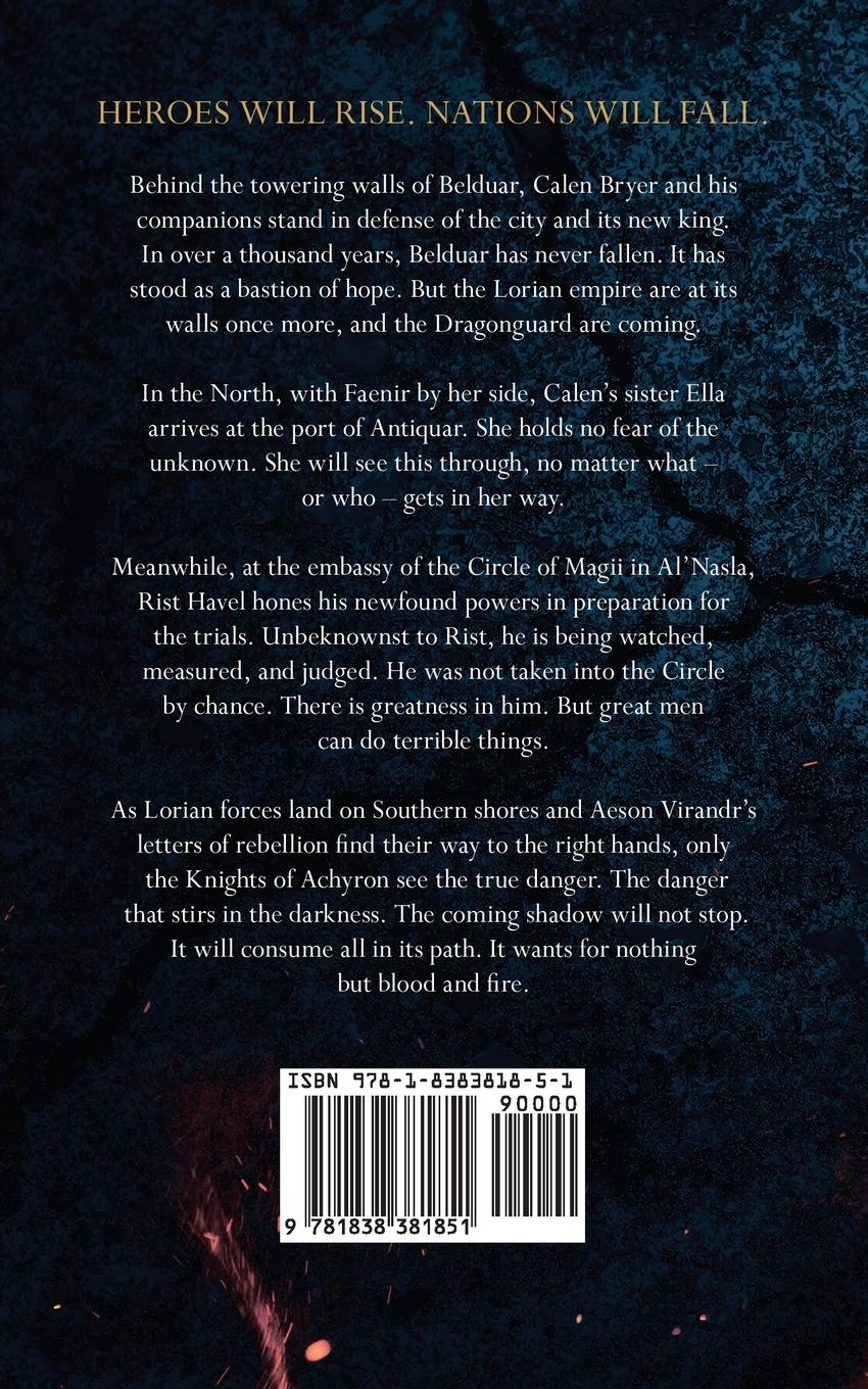 Rückseitencover Of Darkness and Light