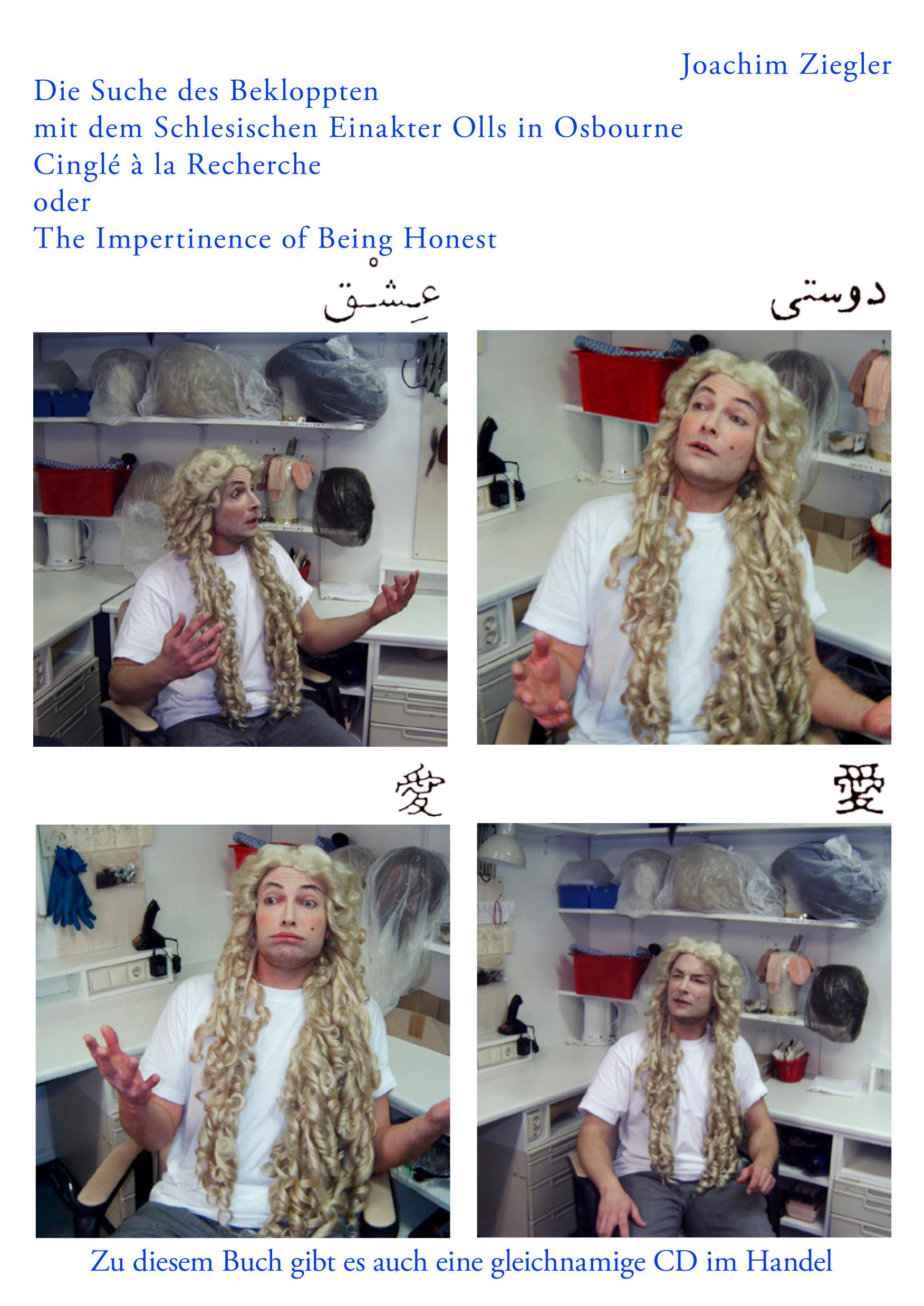 Vorderes Coverbild Die Suche des Bekloppten mit dem Schlesischen Einakter Olls in Osbourne