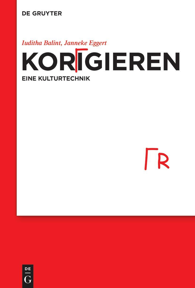 Vorderes Coverbild Korrigieren - eine Kulturtechnik