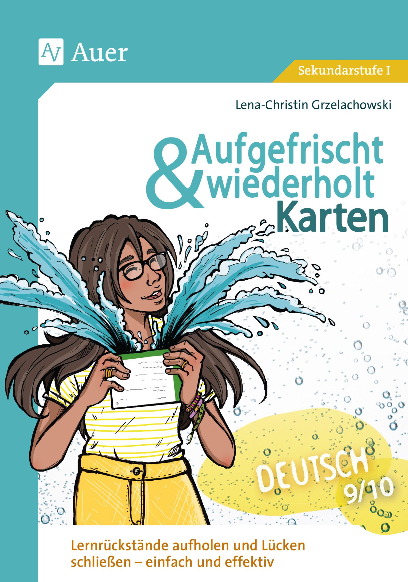 Vorderes Coverbild Aufgefrischt-und-wiederholt-Karten Deutsch 9-10