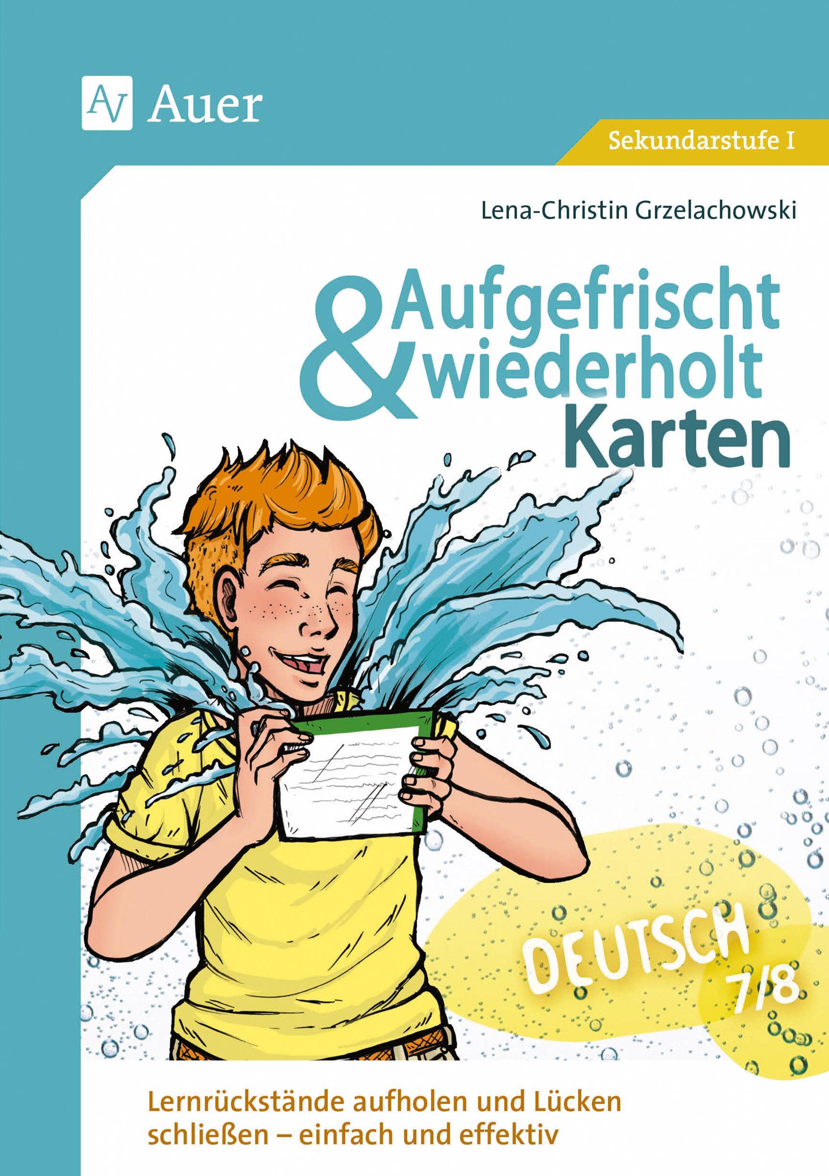 Vorderes Coverbild Aufgefrischt-und-wiederholt-Karten Deutsch 7-8