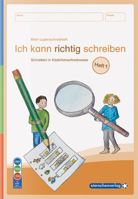 Vorderes Coverbild Mein Lupenschreibheft 1 - Ich kann richtig schreiben - Ausgabe mit Artikelkennzeichnung (DaZ)