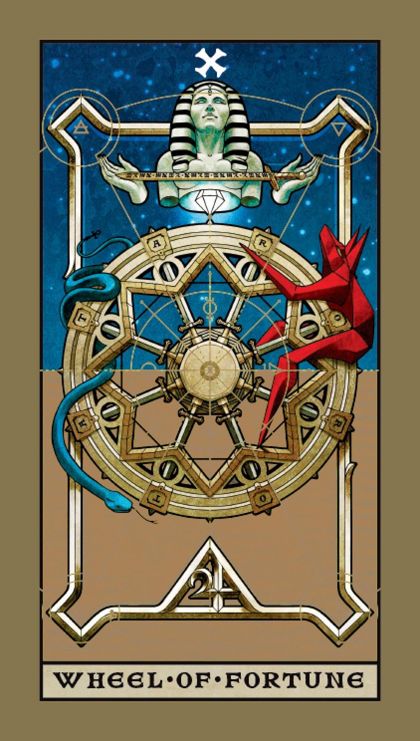 Beispielinhalt (Bild) Keymaster Tarot (GB Edition)