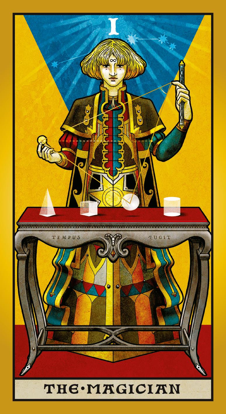 Beispielinhalt (Bild) Keymaster Tarot (GB Edition)