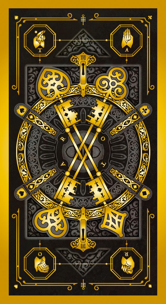 Beispielinhalt (Bild) Keymaster Tarot (GB Edition)