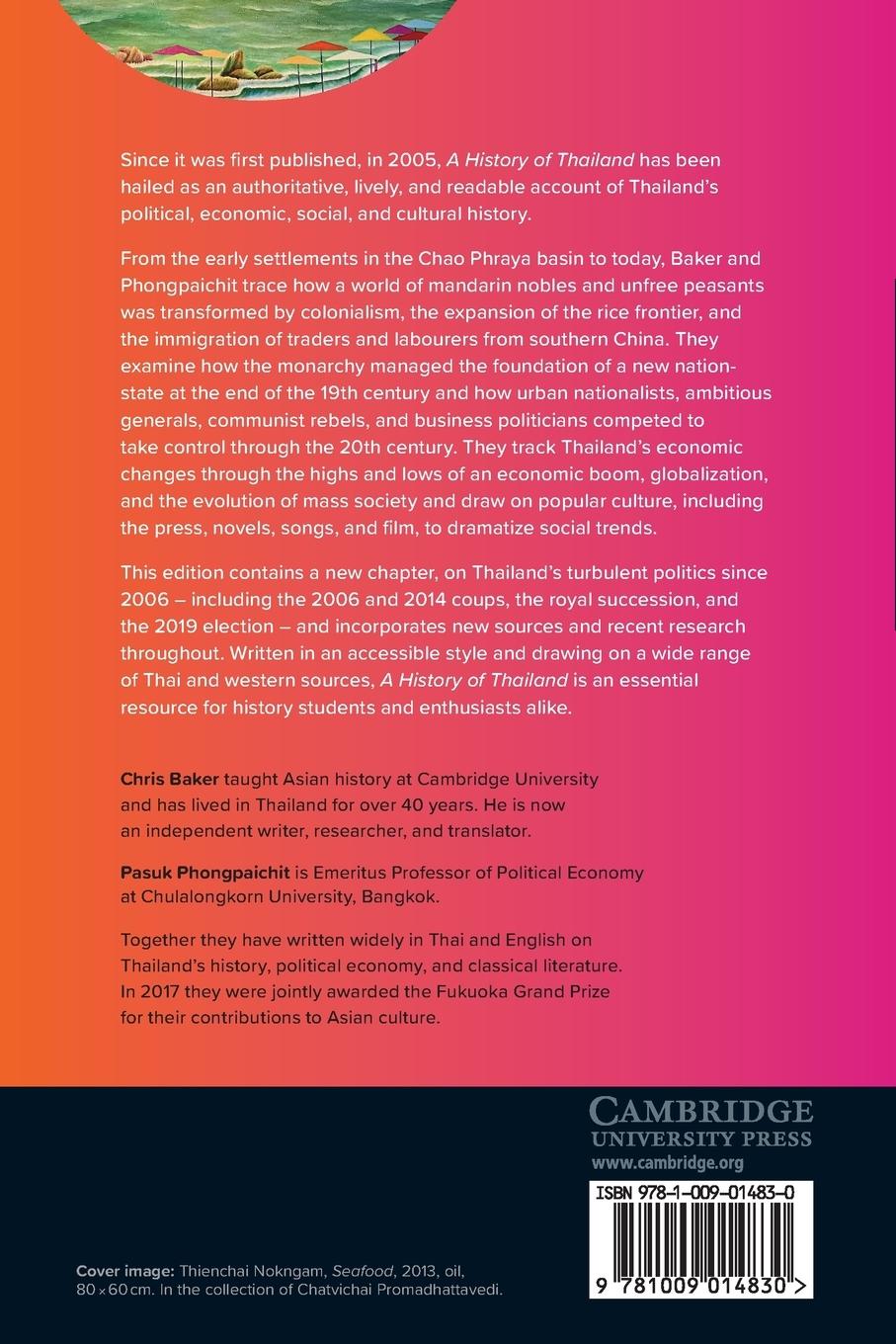Rückseitencover A History of Thailand