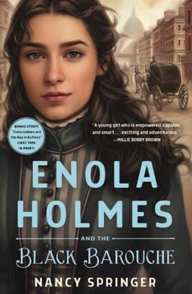 Vorderes Coverbild Enola Holmes and the Black Barouche