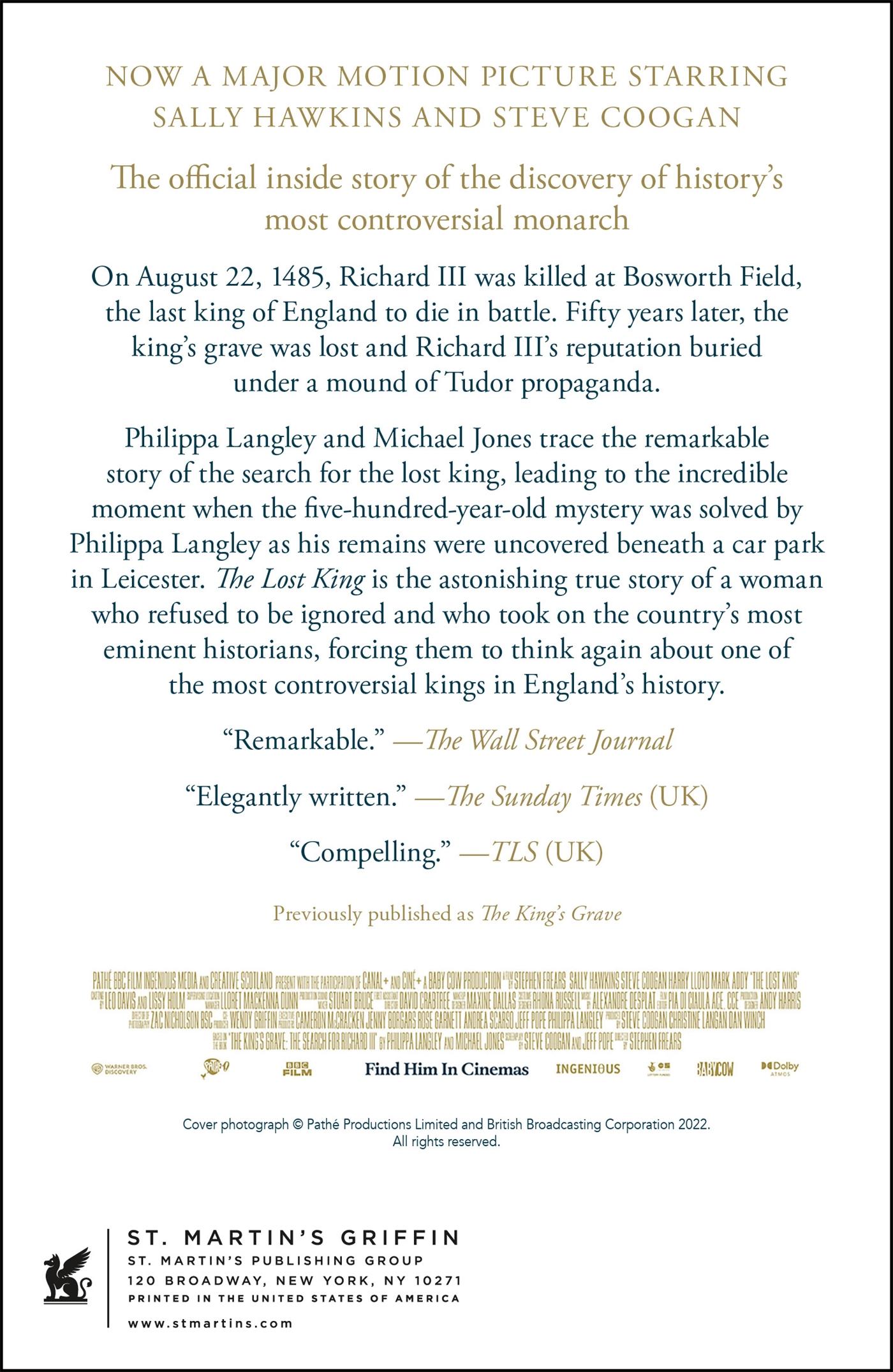 Rückseitencover Lost King