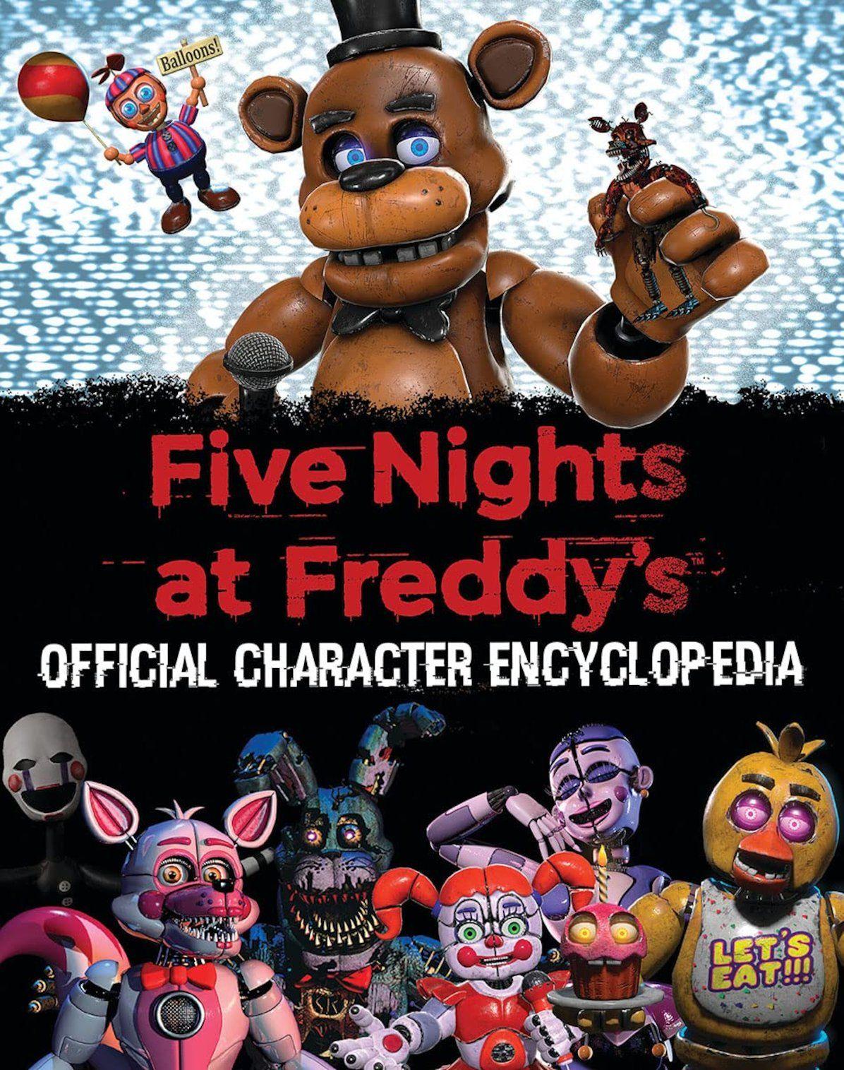 Vorderes Coverbild Five Nights at Freddy's Character Encyclopedia (Media Tie-In)