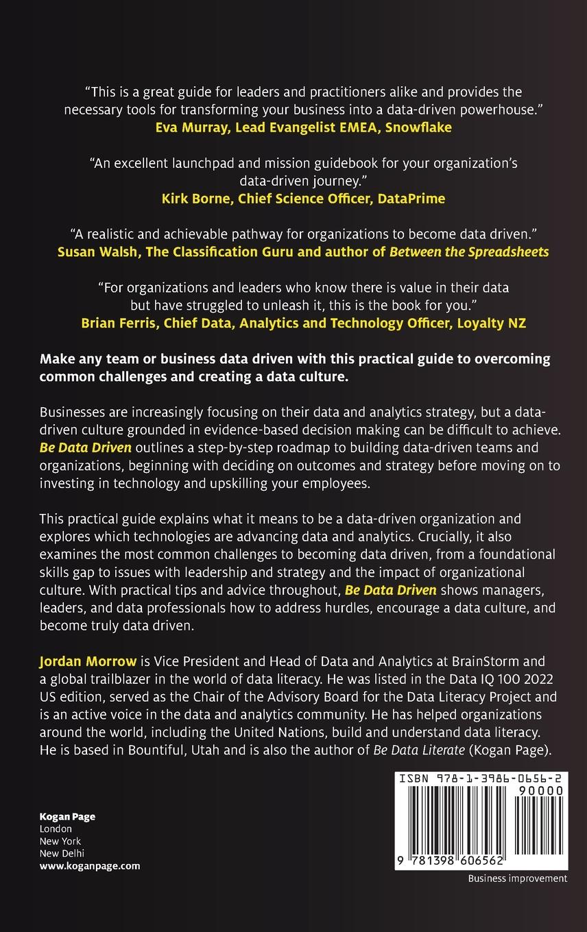 Rückseitencover Be Data Driven