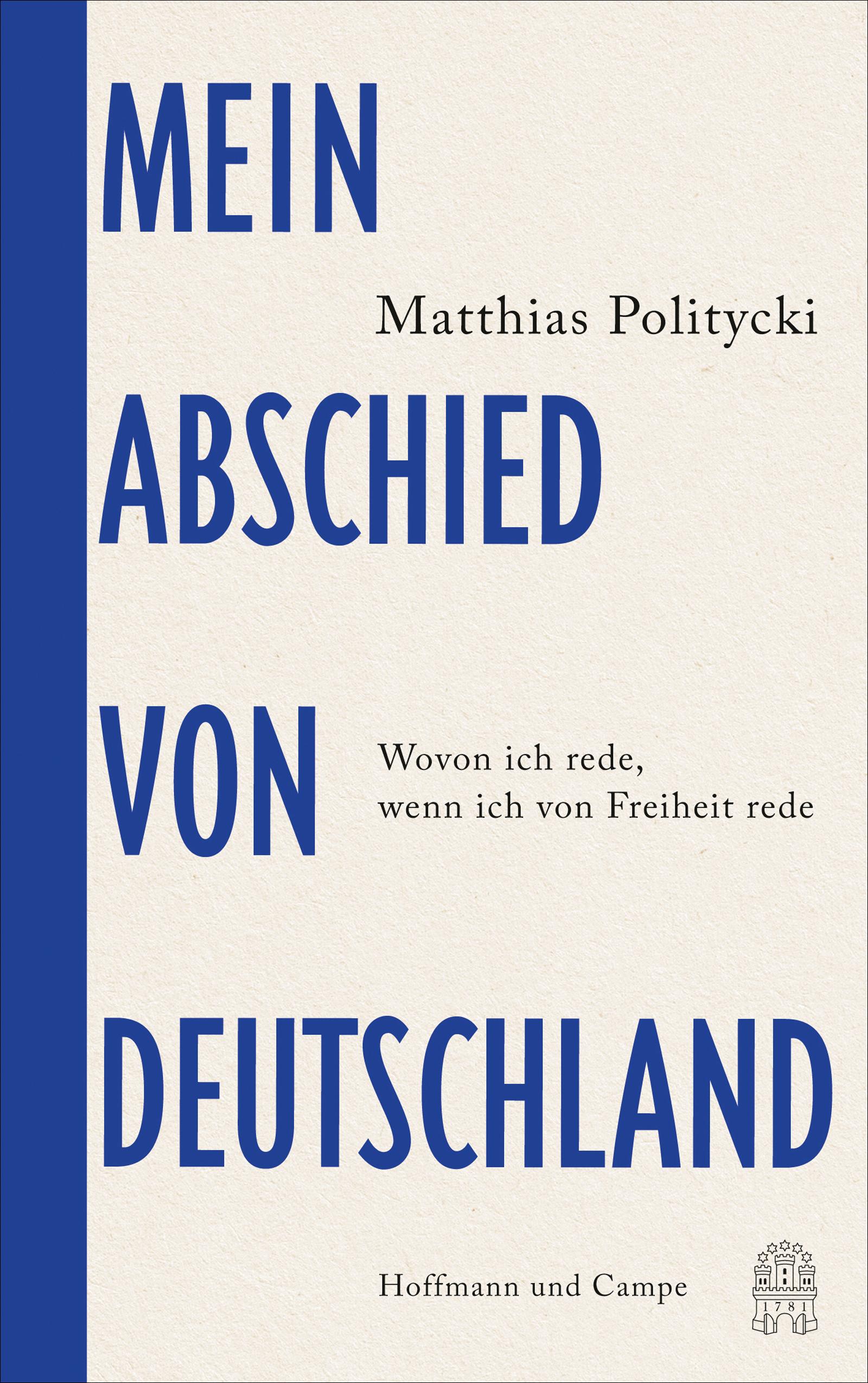 Vorderes Coverbild Mein Abschied von Deutschland