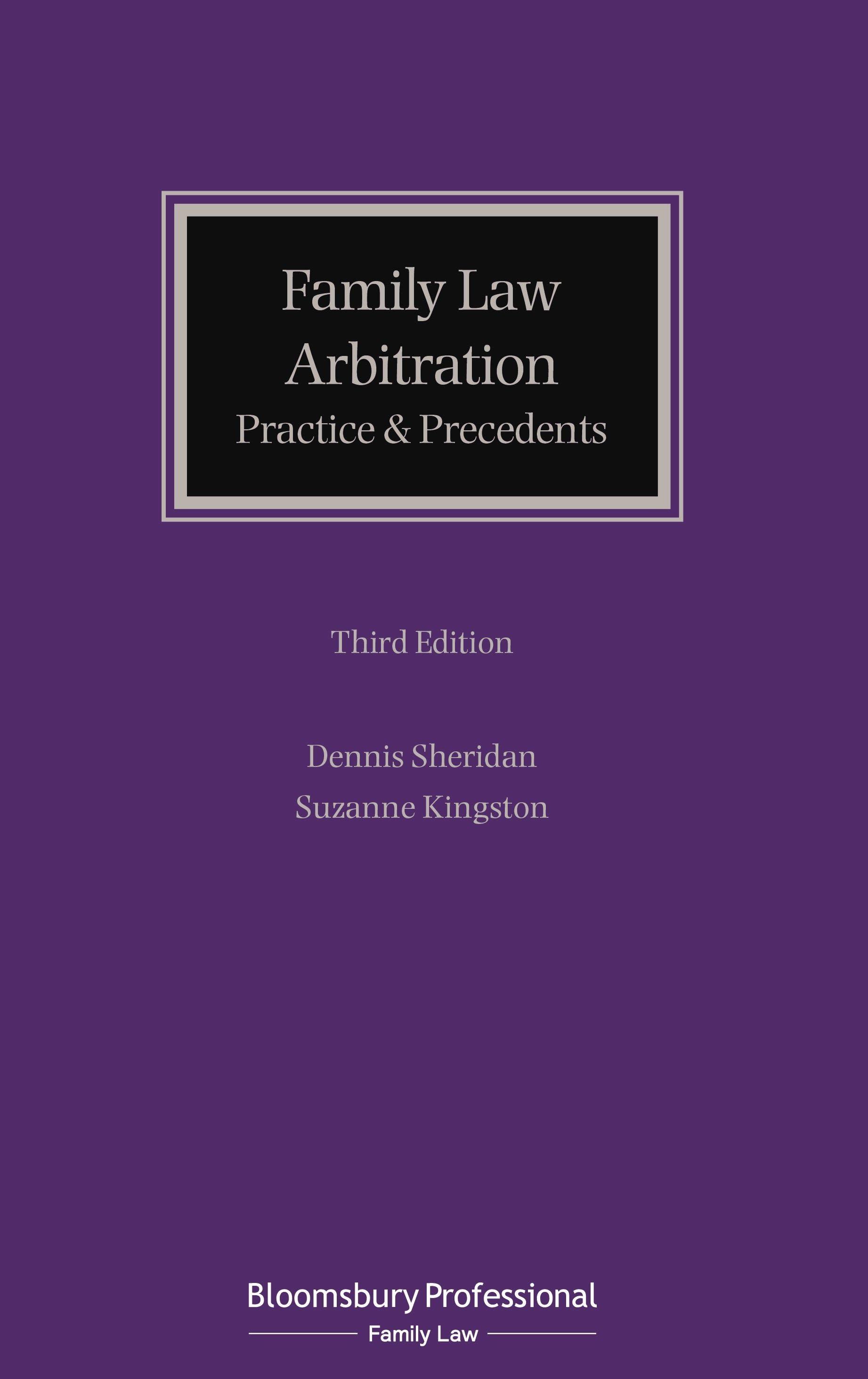 Vorderes Coverbild Family Law Arbitration