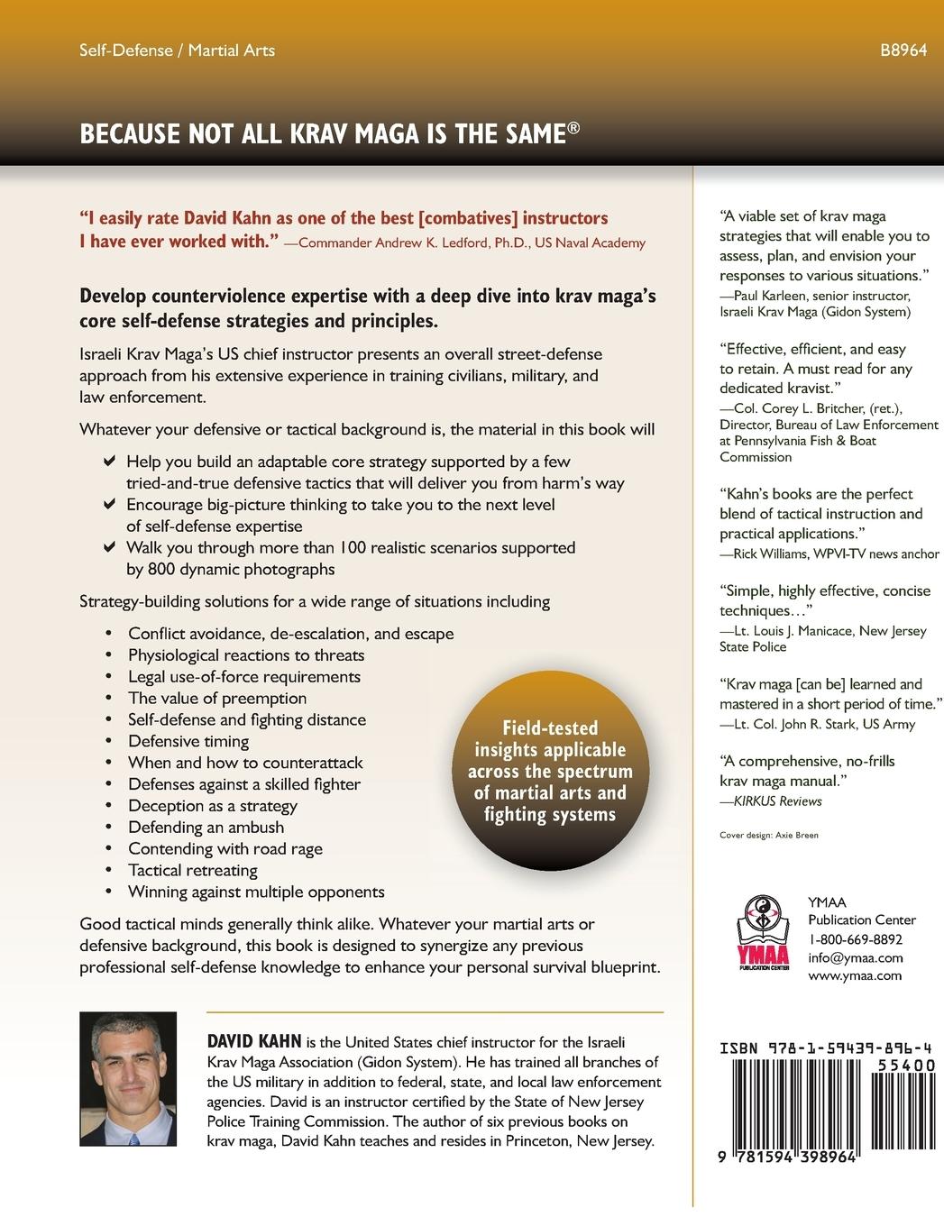Rückseitencover Krav Maga Fundamental Strategies