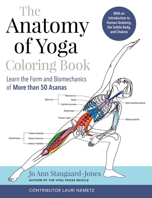 Vorderes Coverbild The Anatomy of Yoga Coloring Book