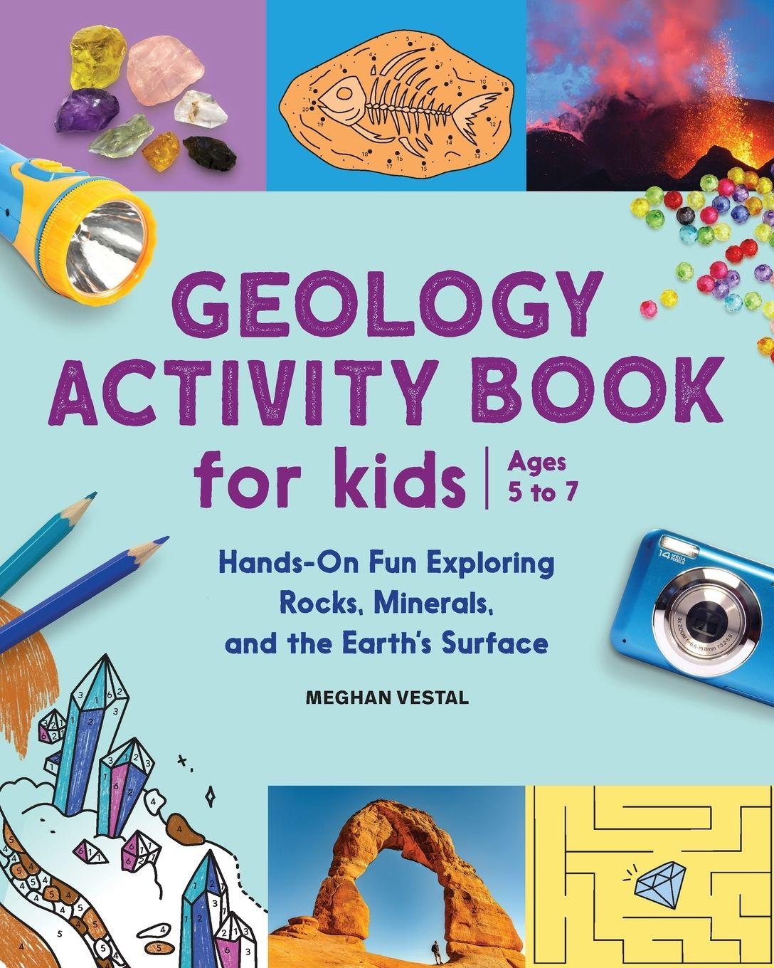 Vorderes Coverbild Geology Activity Book For Kids
