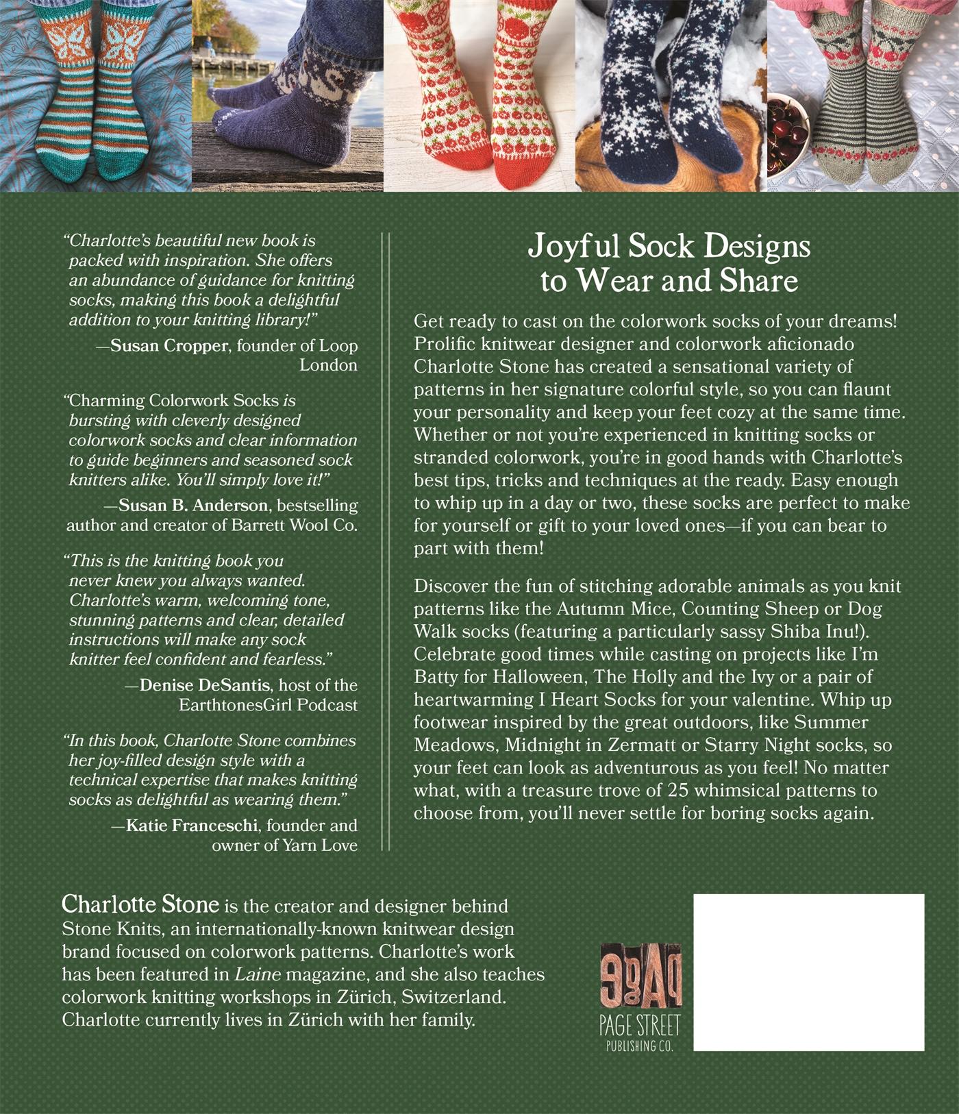 Rückseitencover Charming Colorwork Socks