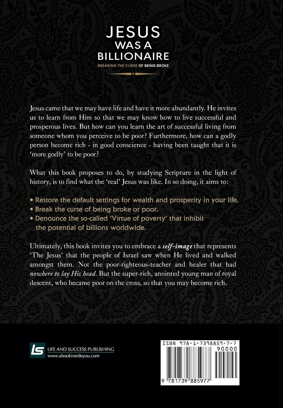 Rückseitencover Jesus Was A Billionaire