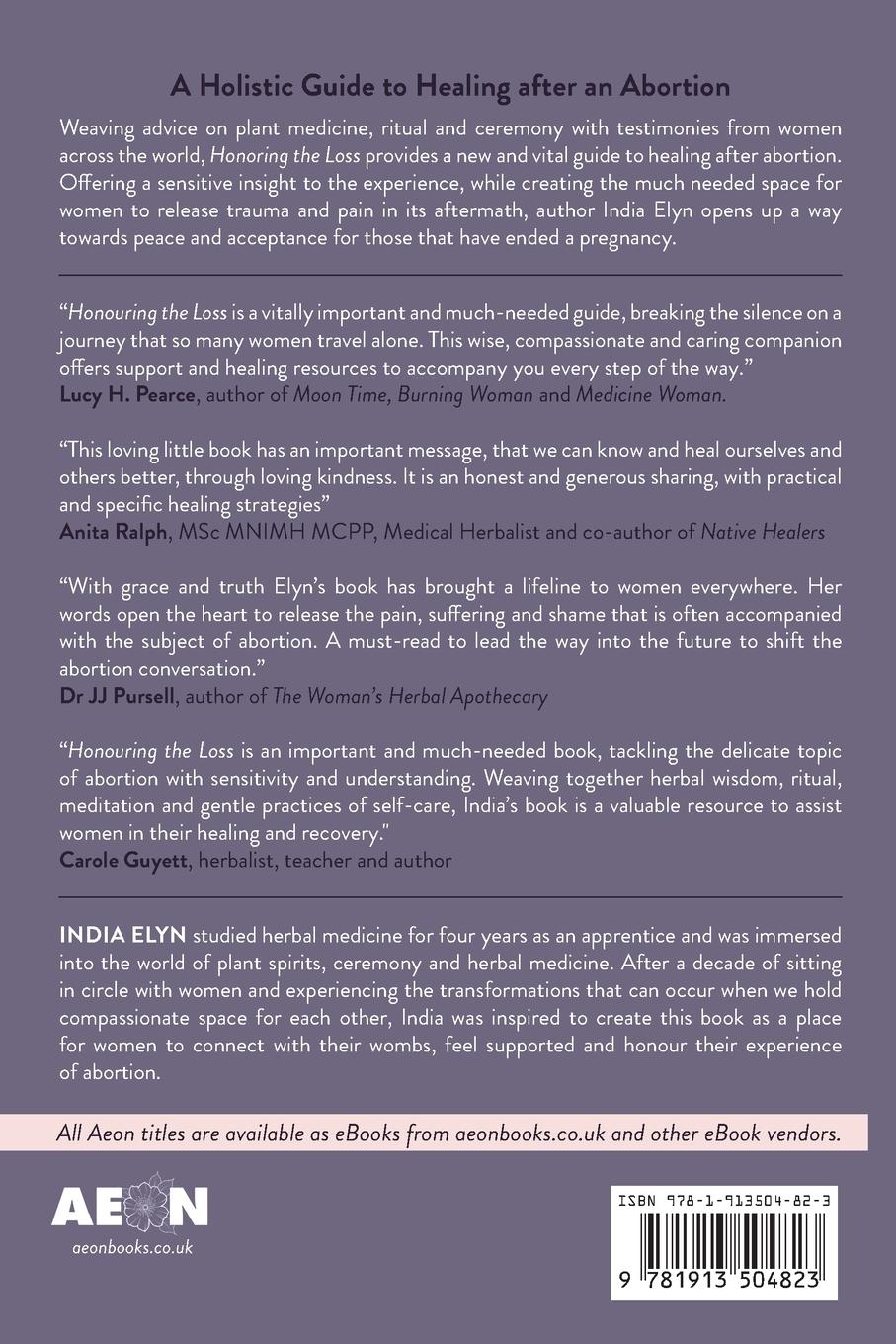 Rückseitencover Honouring the Loss