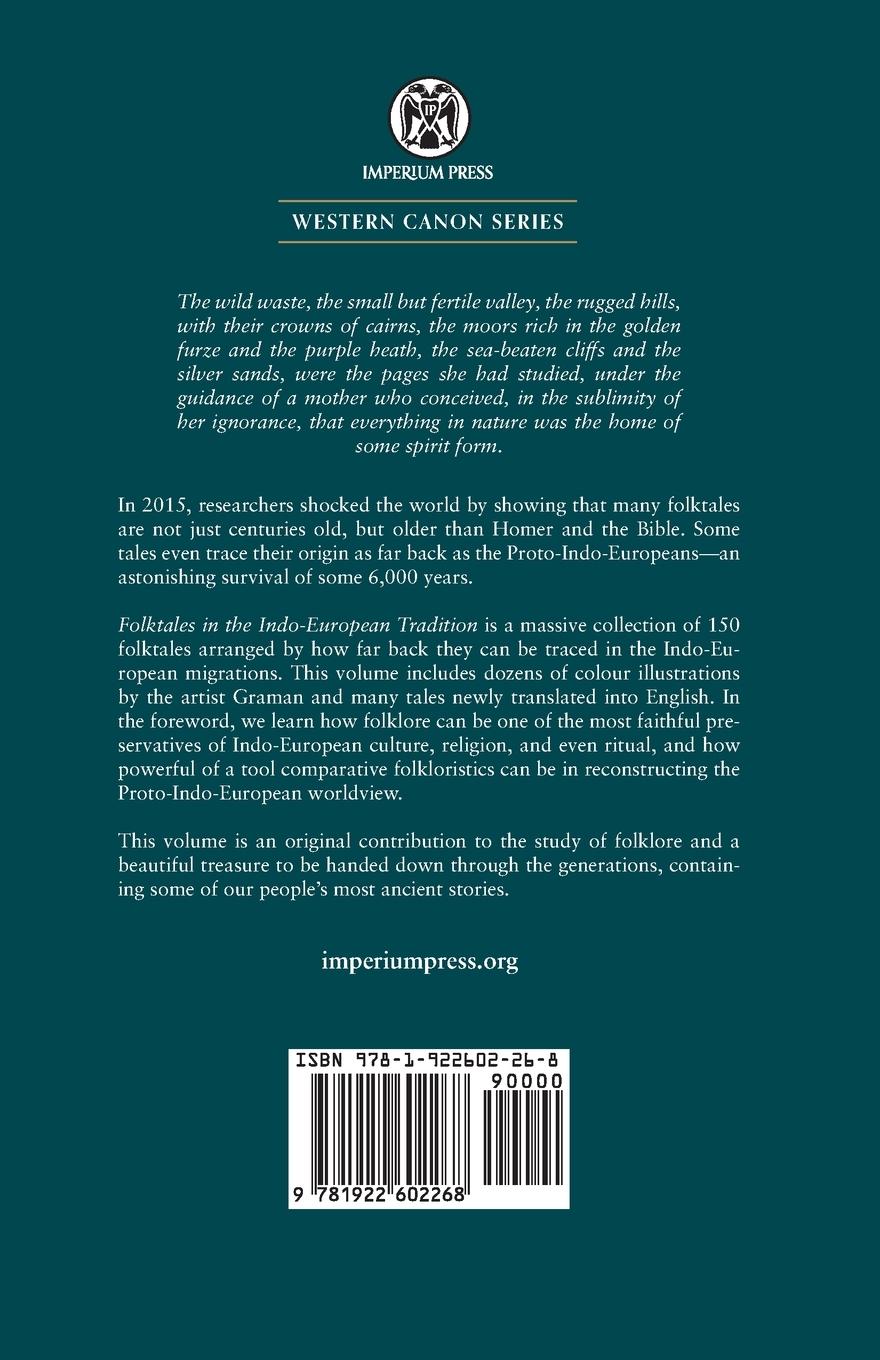 Rückseitencover Folktales in the Indo-European Tradition - Imperium Press (Western Canon)