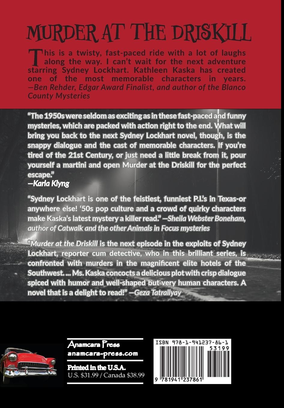 Rückseitencover Murder at the Driskill