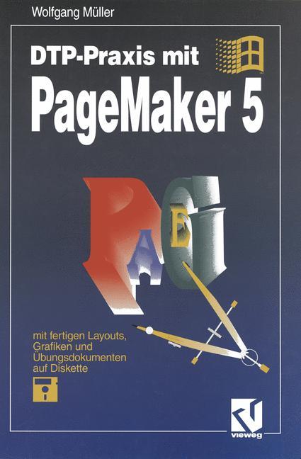 Vorderes Coverbild DTP-Praxis mit PageMaker 5