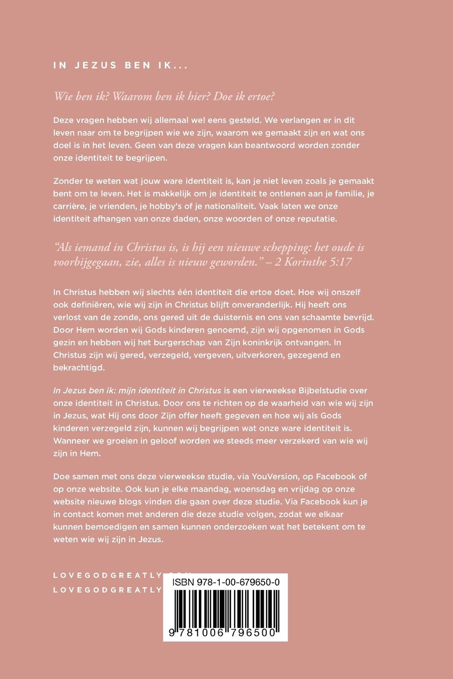 Rückseitencover In Jezus ben ik