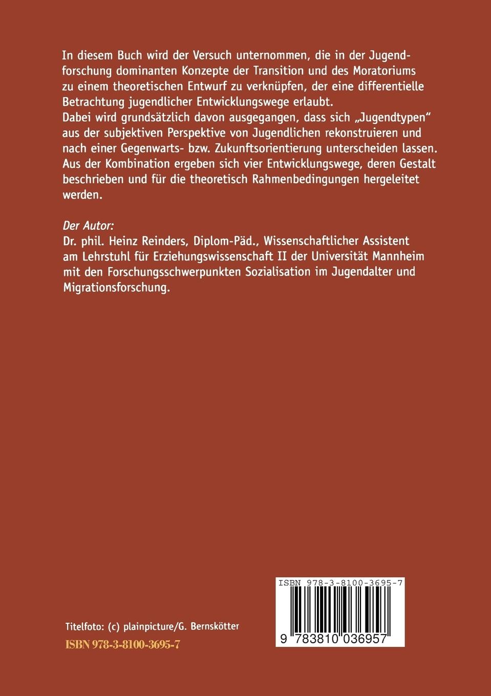 Rückseitencover Jugendtypen