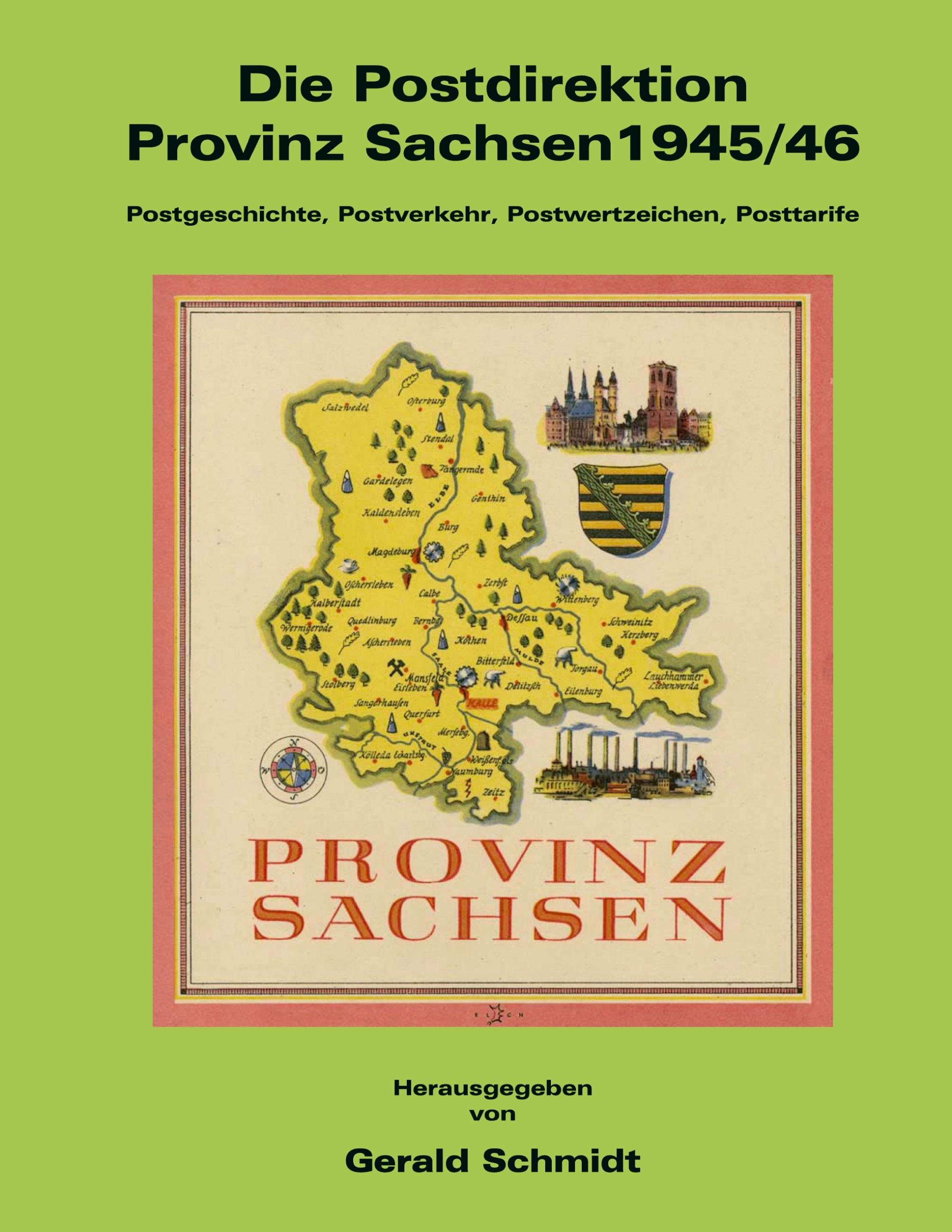 Vorderes Coverbild Die Postdirektion Provinz Sachsen 1945/46