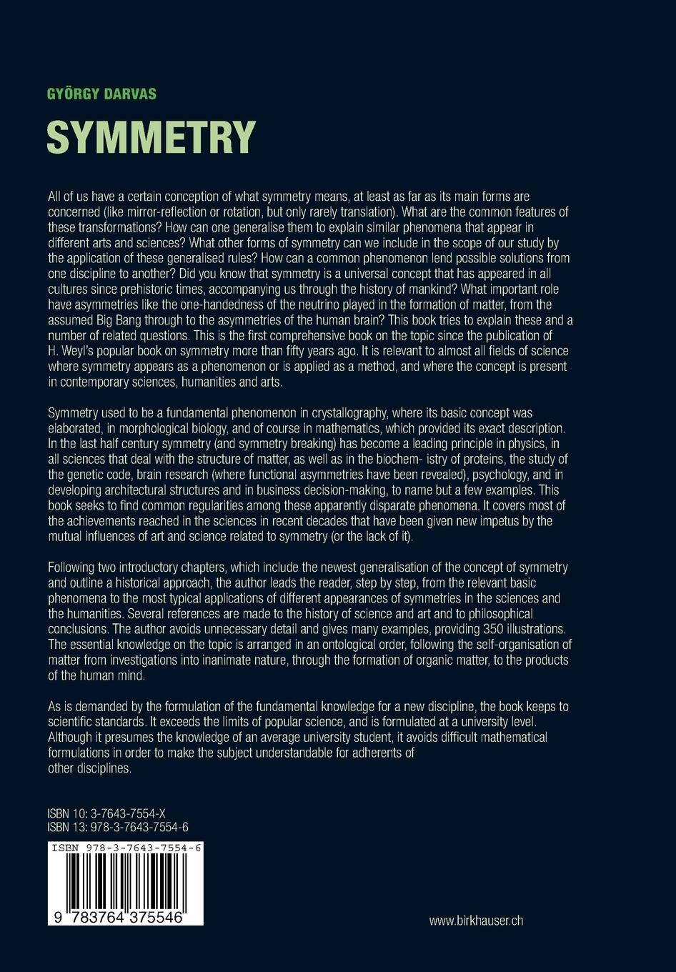 Rückseitencover Symmetry