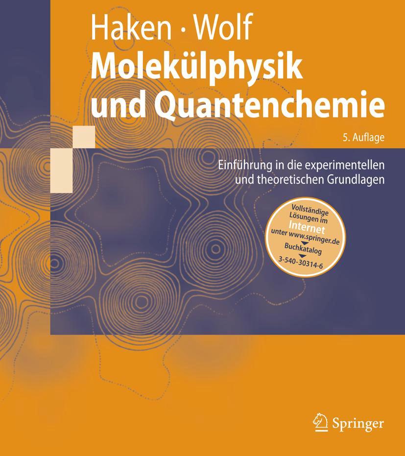 Vorderes Coverbild Molekülphysik und Quantenchemie