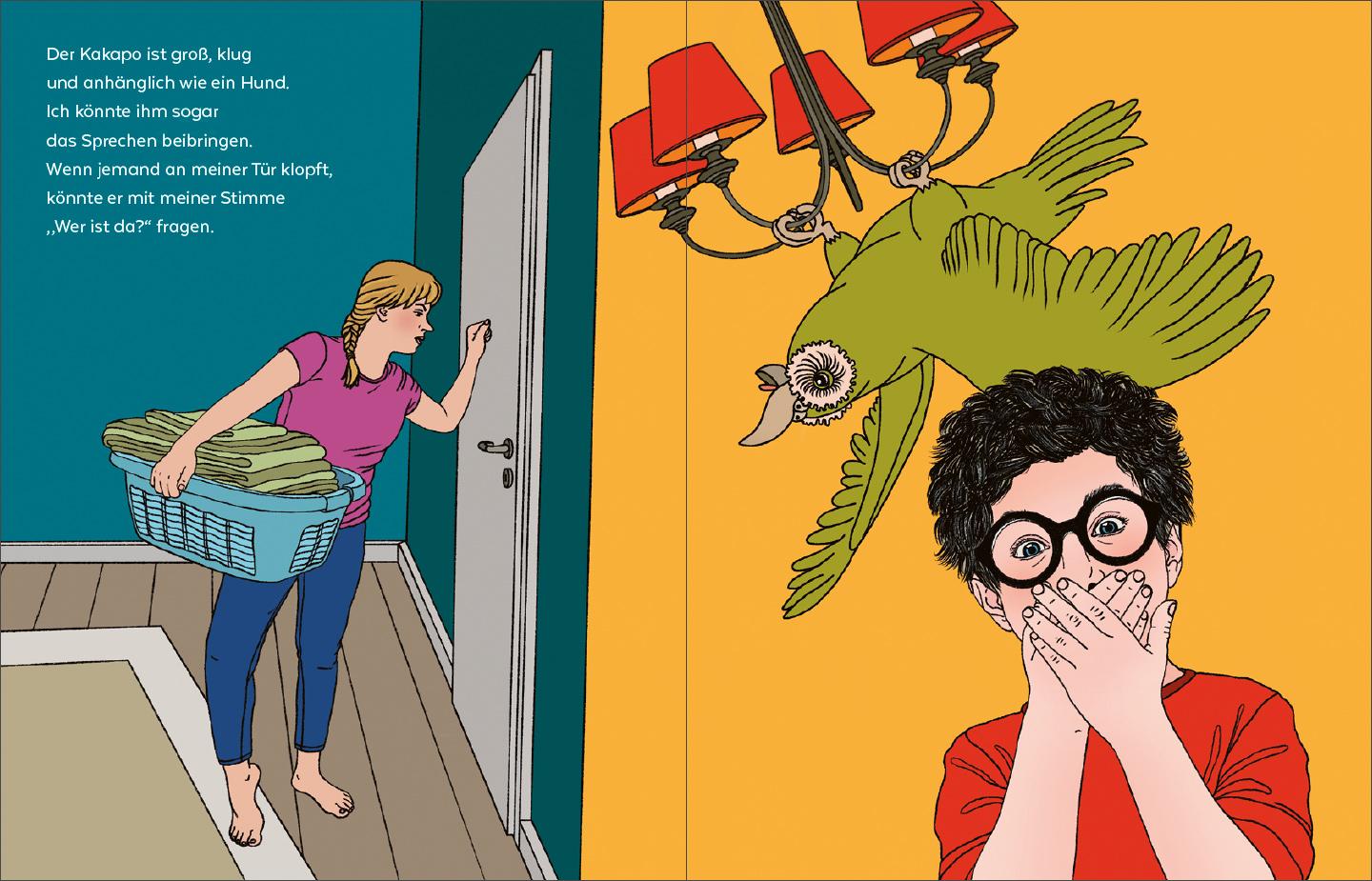 Beispielinhalt (Bild) Ach, hätte ich bloß einen Kakapo