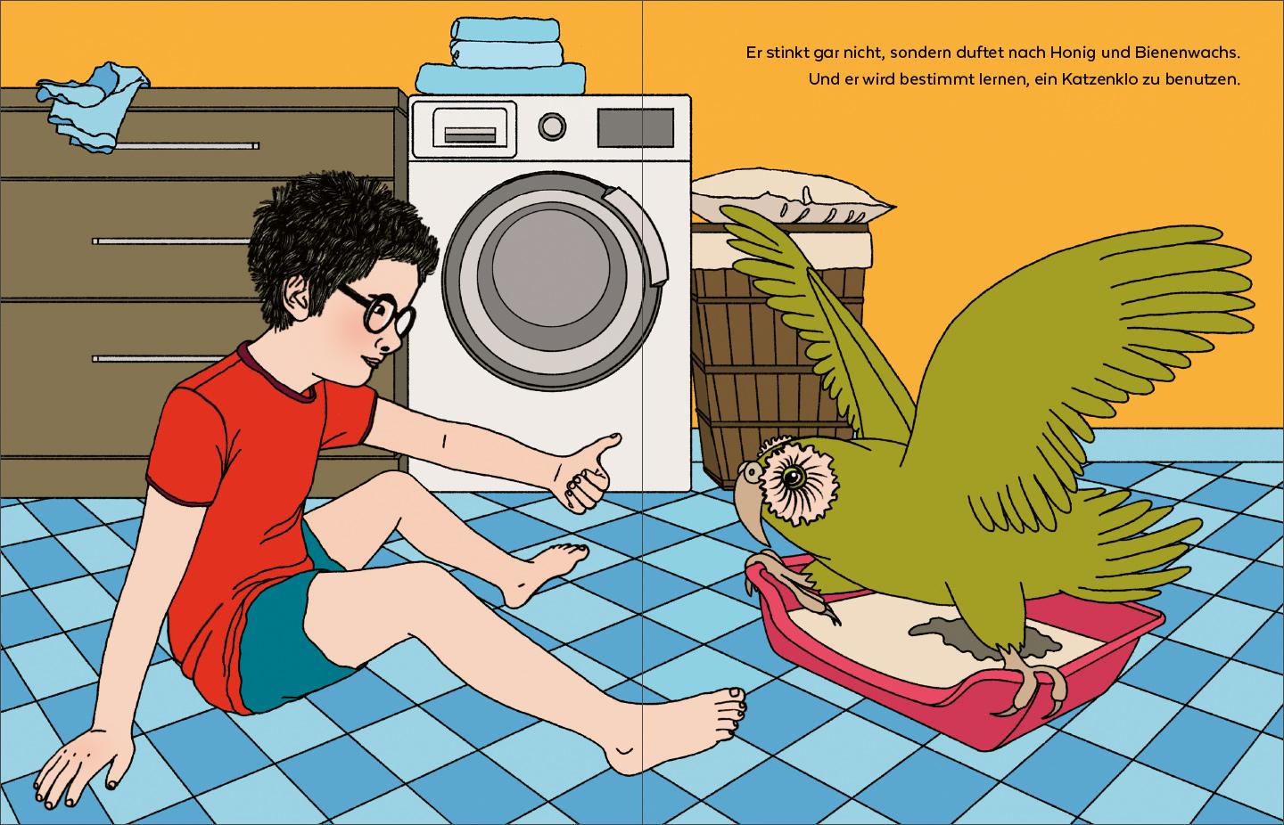 Beispielinhalt (Bild) Ach, hätte ich bloß einen Kakapo