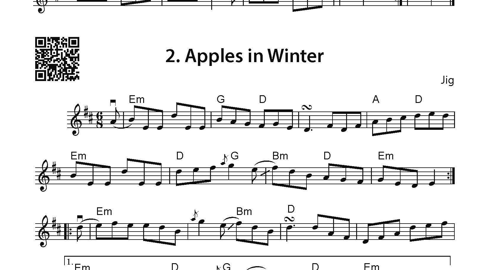 Beispielinhalt (Bild) Das Irish Fiddle Buch. 101 Session Tunes für Violine.