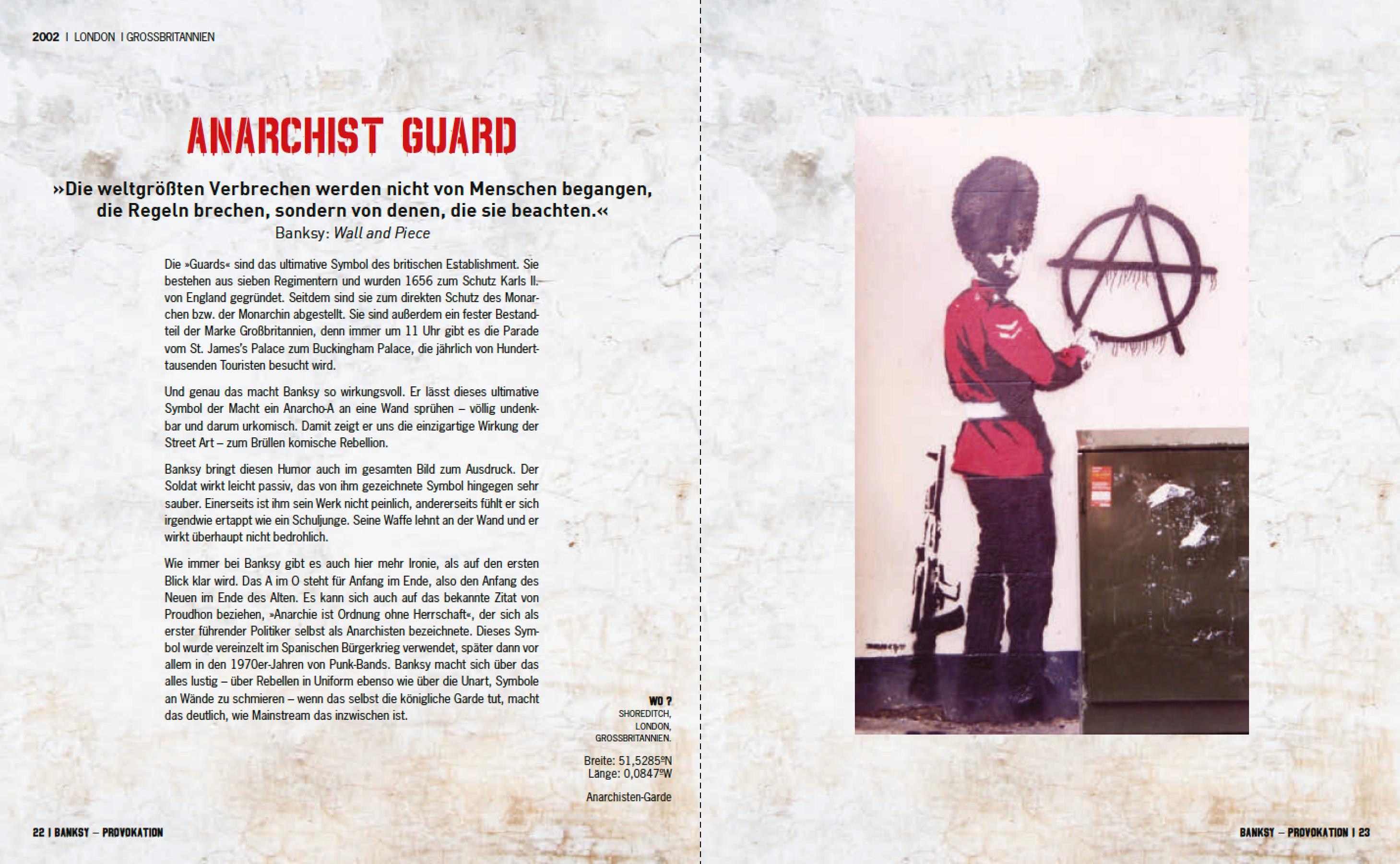 Beispielinhalt (Bild) BANKSY PROVOKATION